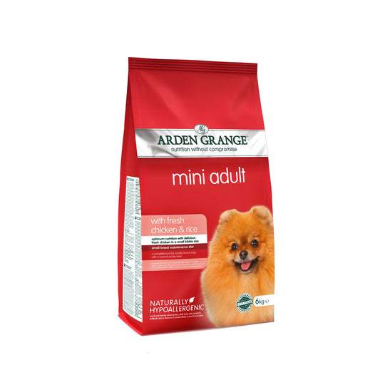 Arden Grange Dry Dog Food Mini Adult with fresh Chicken & Rice For Dogs