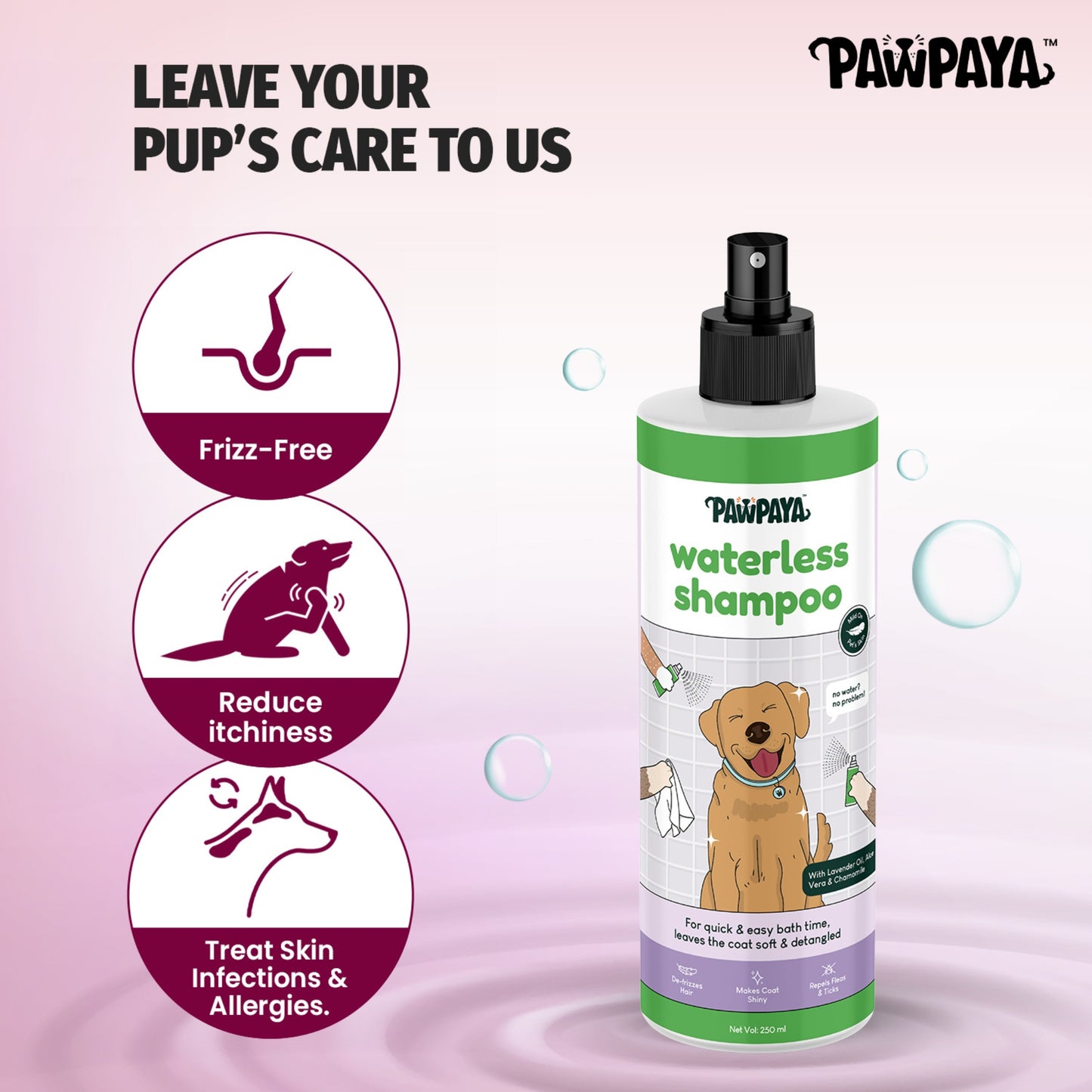 Pawpaya Waterless Shampoo