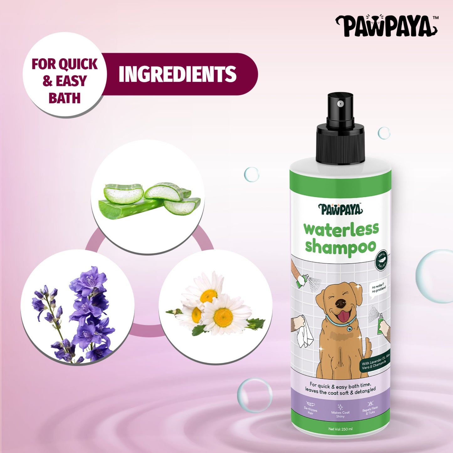 Pawpaya Waterless Shampoo