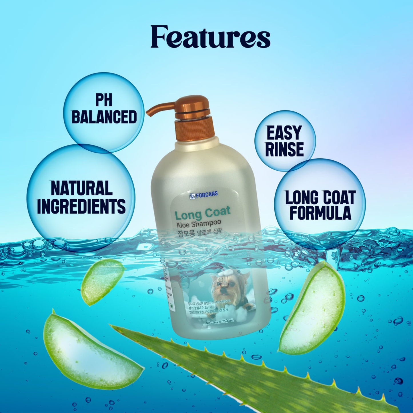 Forbis Long Coat Aloe Shampoo