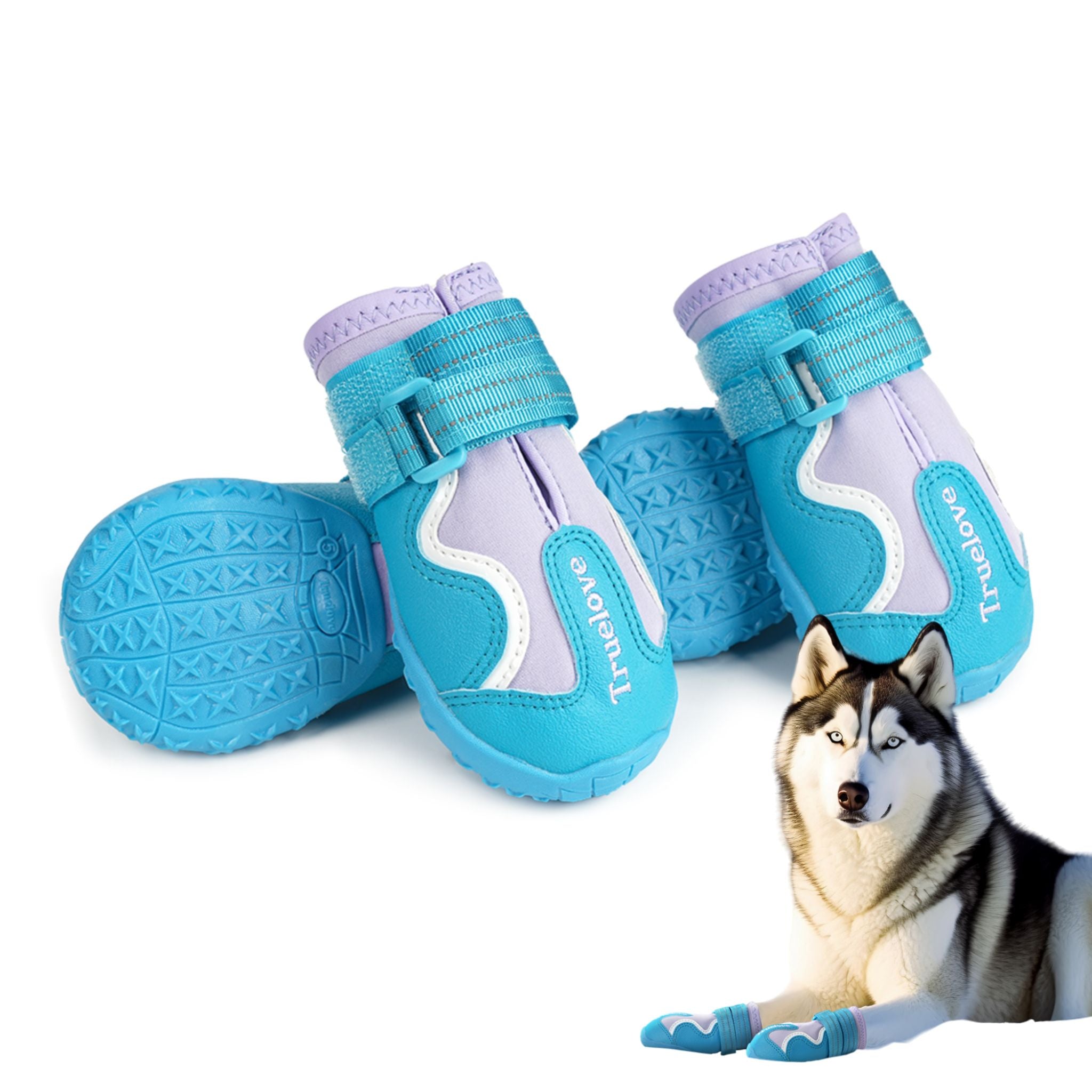 TRUELOVE WATER RESISTANCE DOG SHOES WITH TPR SOLE For Dogs - Rufftail