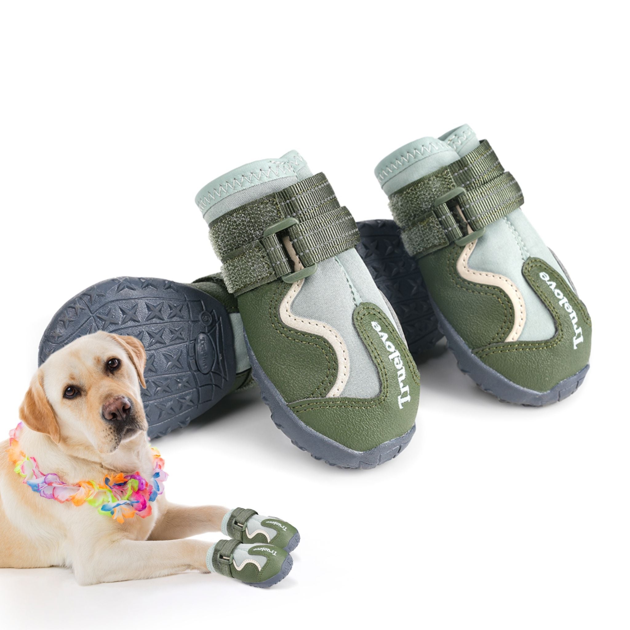 TRUELOVE WATER RESISTANCE DOG SHOES WITH TPR SOLE For Dogs - Rufftail