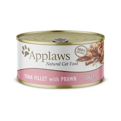 Applaws Cat Wet Food 70g Tuna Fillet and Prawns in Broth For Cat