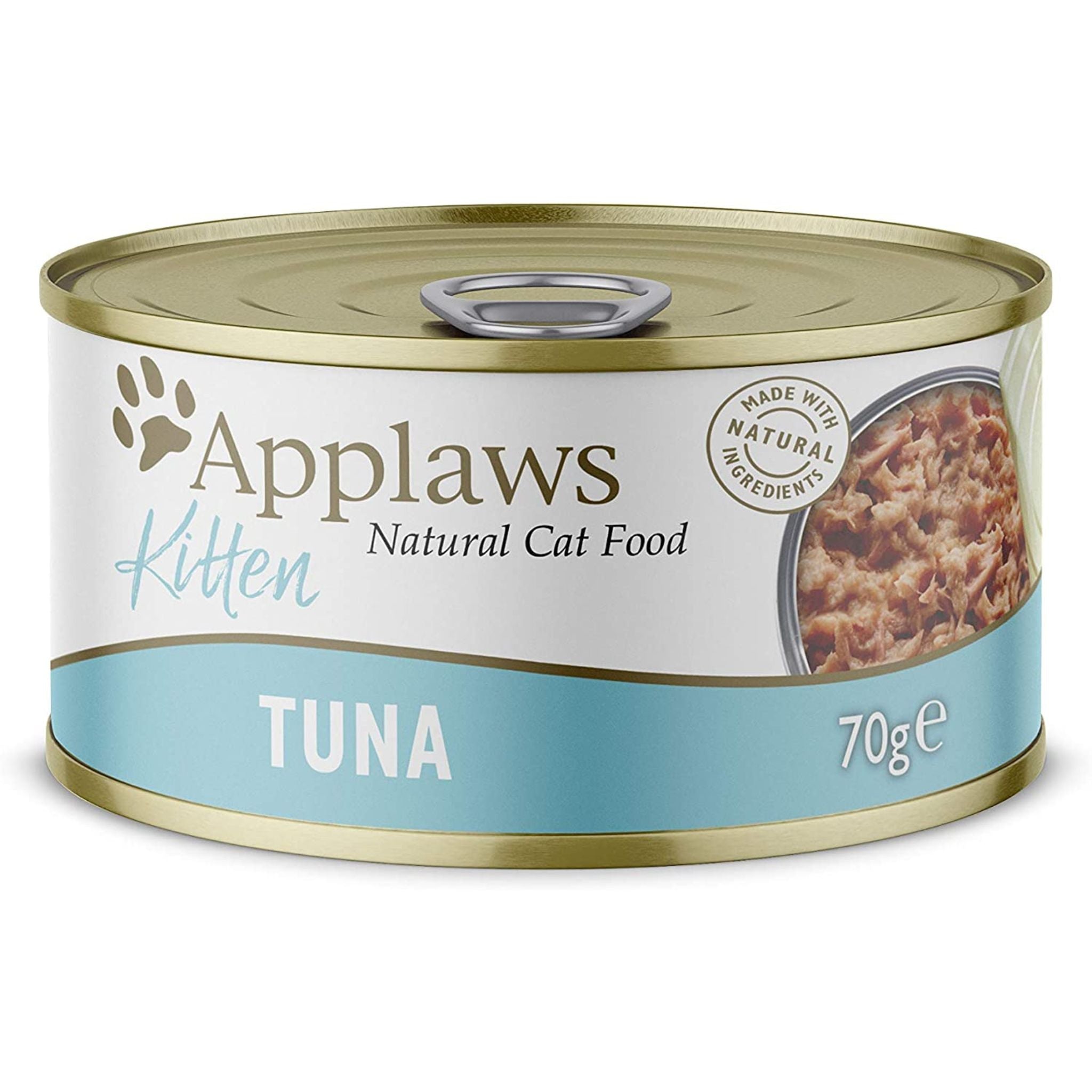 APPLAWS Wet CAT Food KITTEN TUNA 70 GM TIN  For Cats