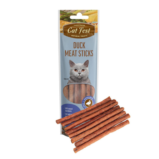 CatFest Meat Sticks Duck for Cats – Healthy & Delicious Cat Treats