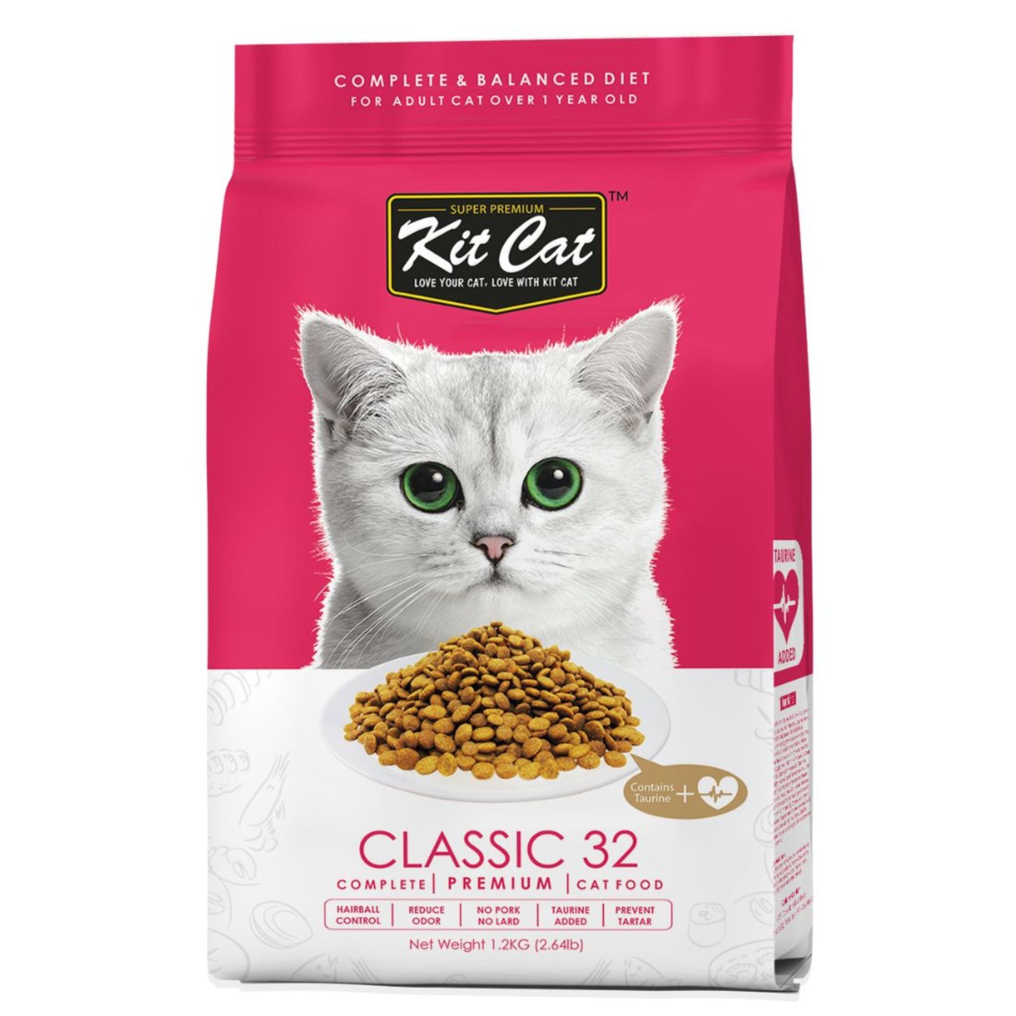 Kit Cat Premium Cat Food Classic 32  For Cats