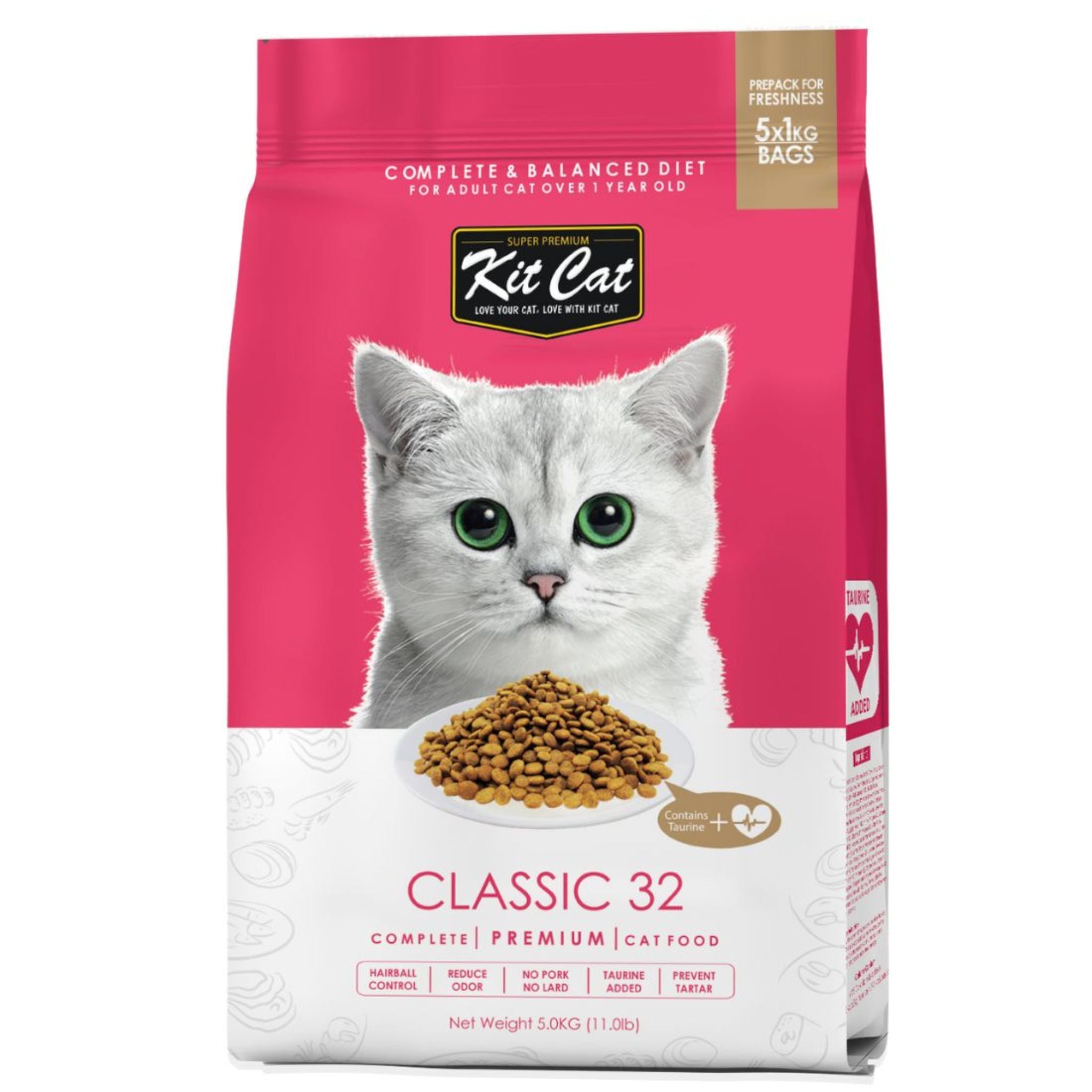 Kit Cat Premium Cat Food Classic 32  For Cats