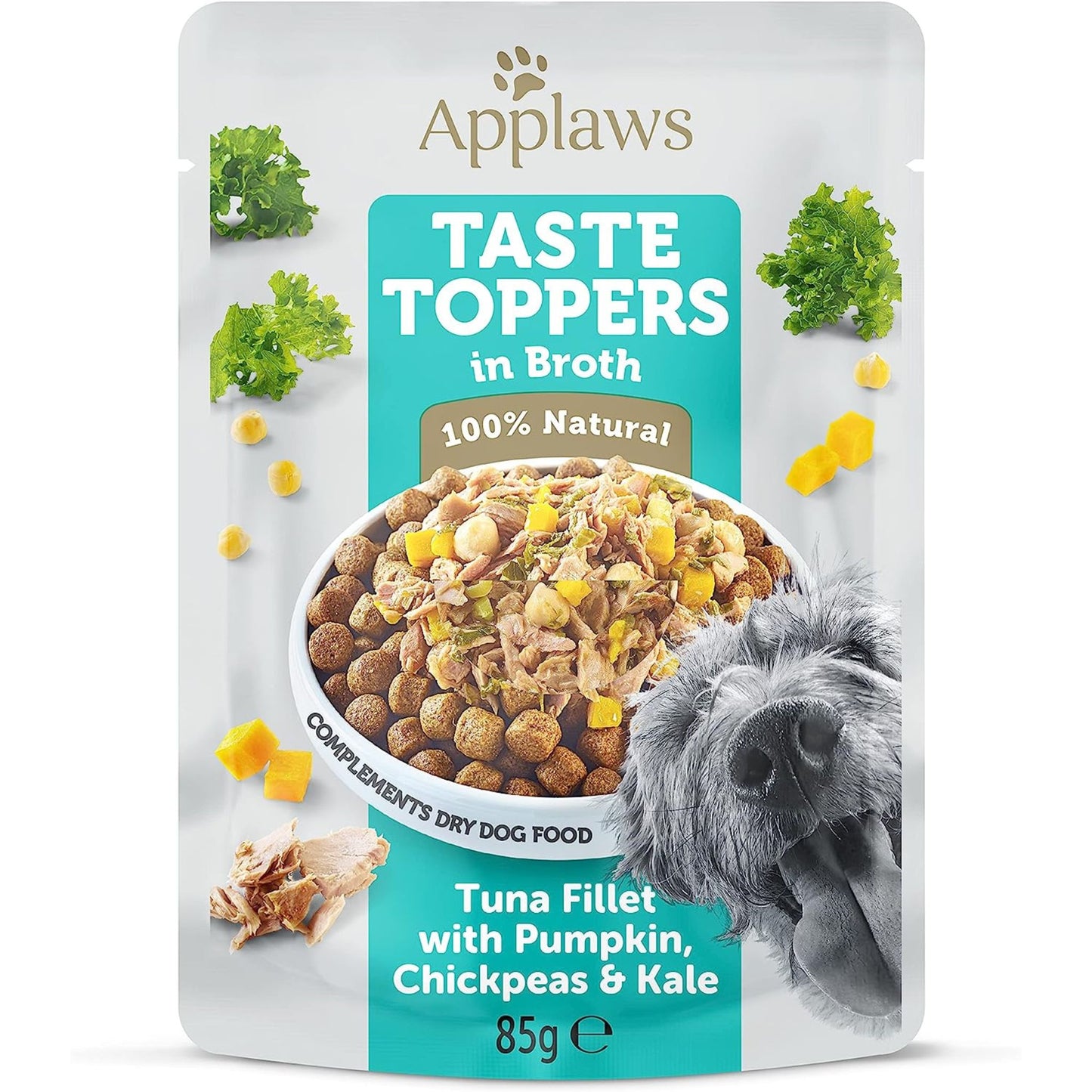 Applaws Wet Dog Food Tuna Fillet With Pumpkin Chickpeas & Kale 85 Gm Pouch For Dogs