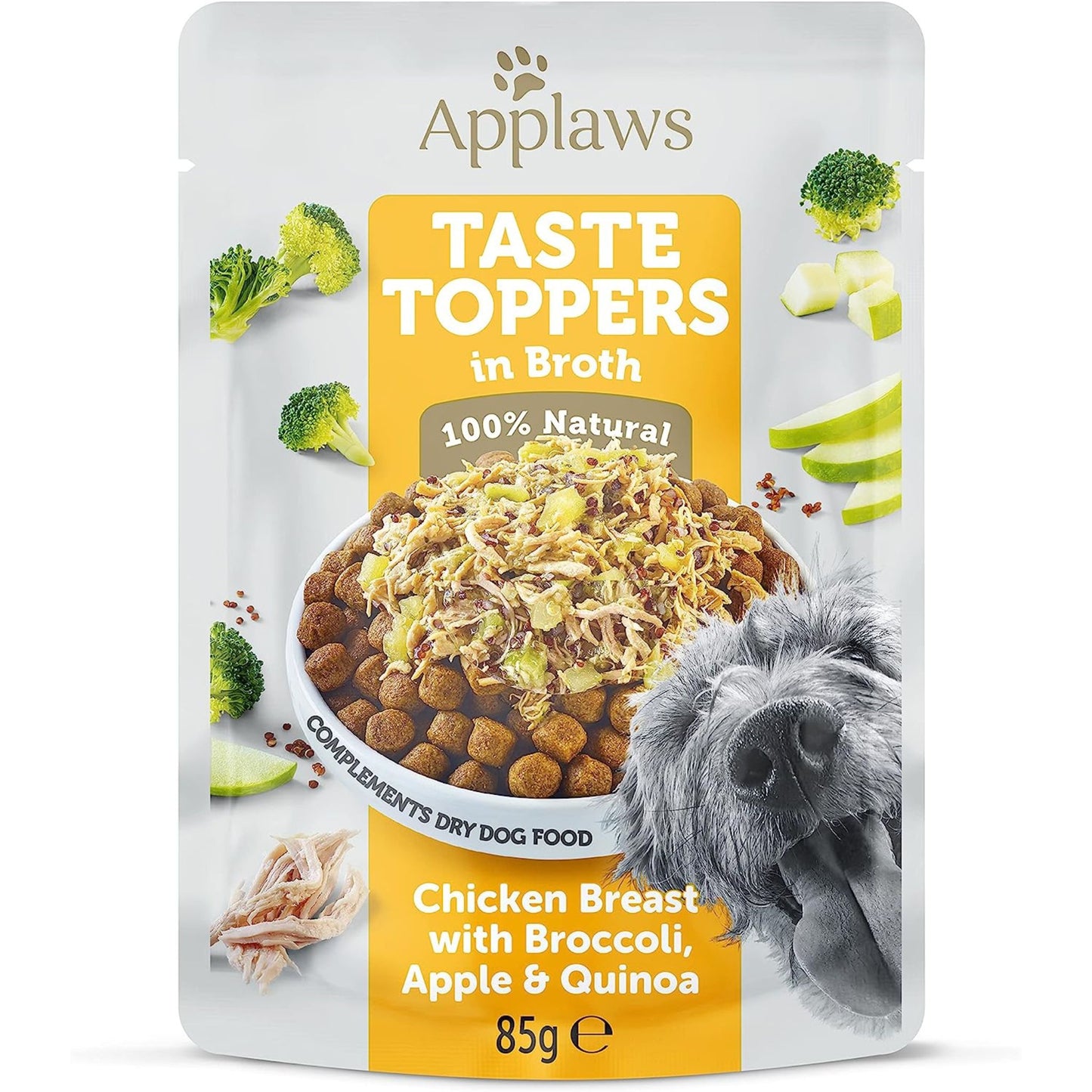 Applaws Wet Dog Food Chicken Breast With Broccoli Apple & Quinoa 85 Gm Pouch For Dogs