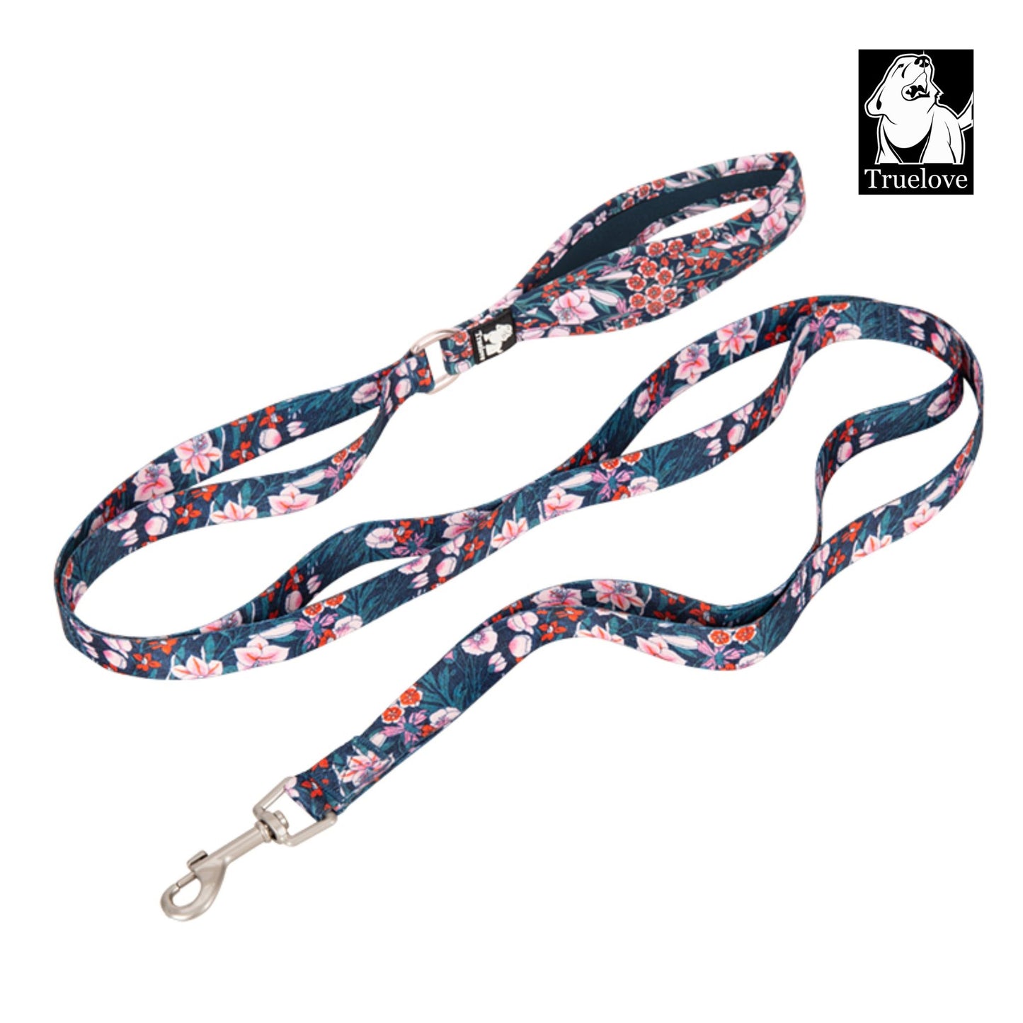 Truelove Floral Pet Leash,multi-handle For Dogs - Rufftail