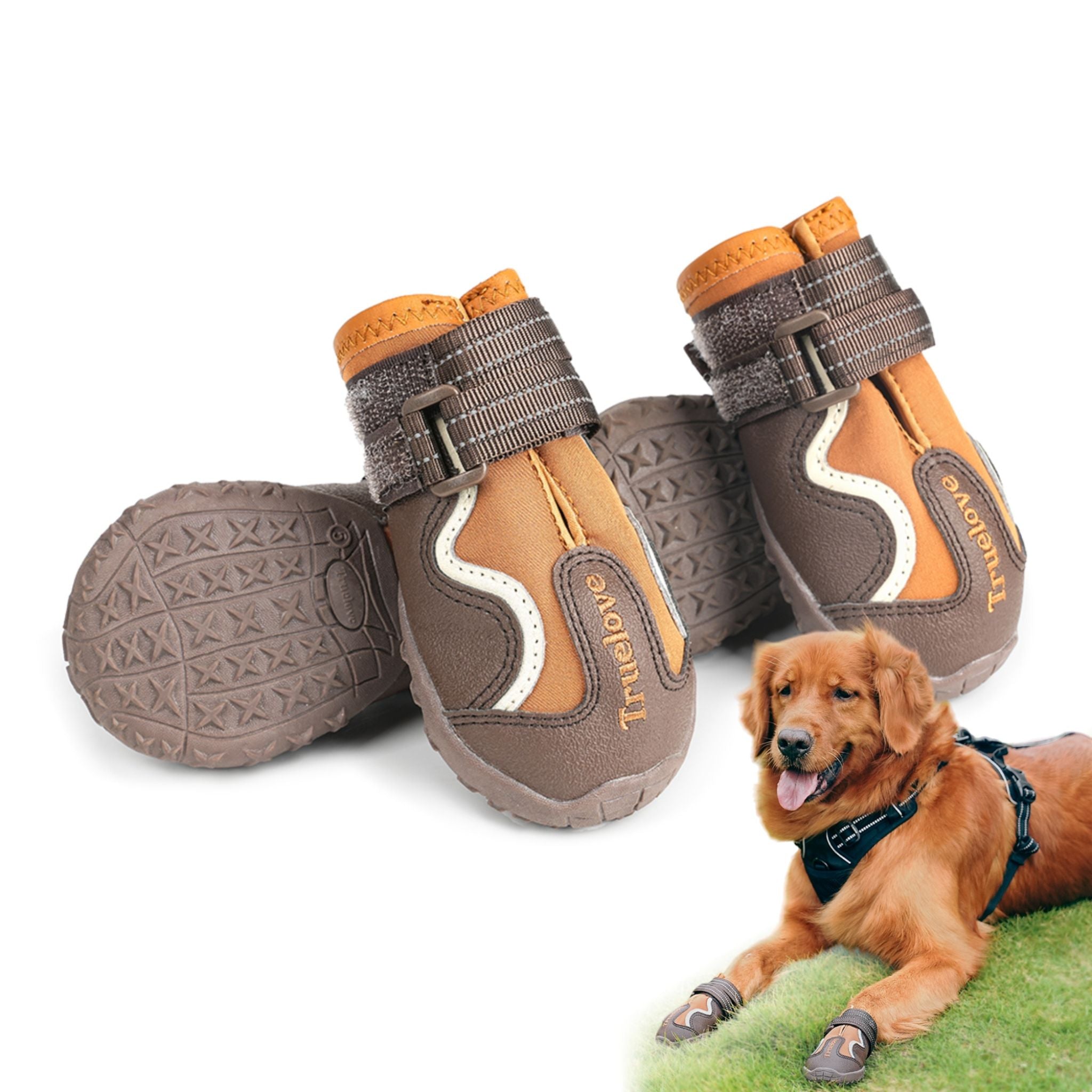 TRUELOVE WATER RESISTANCE DOG SHOES WITH TPR SOLE For Dogs - Rufftail