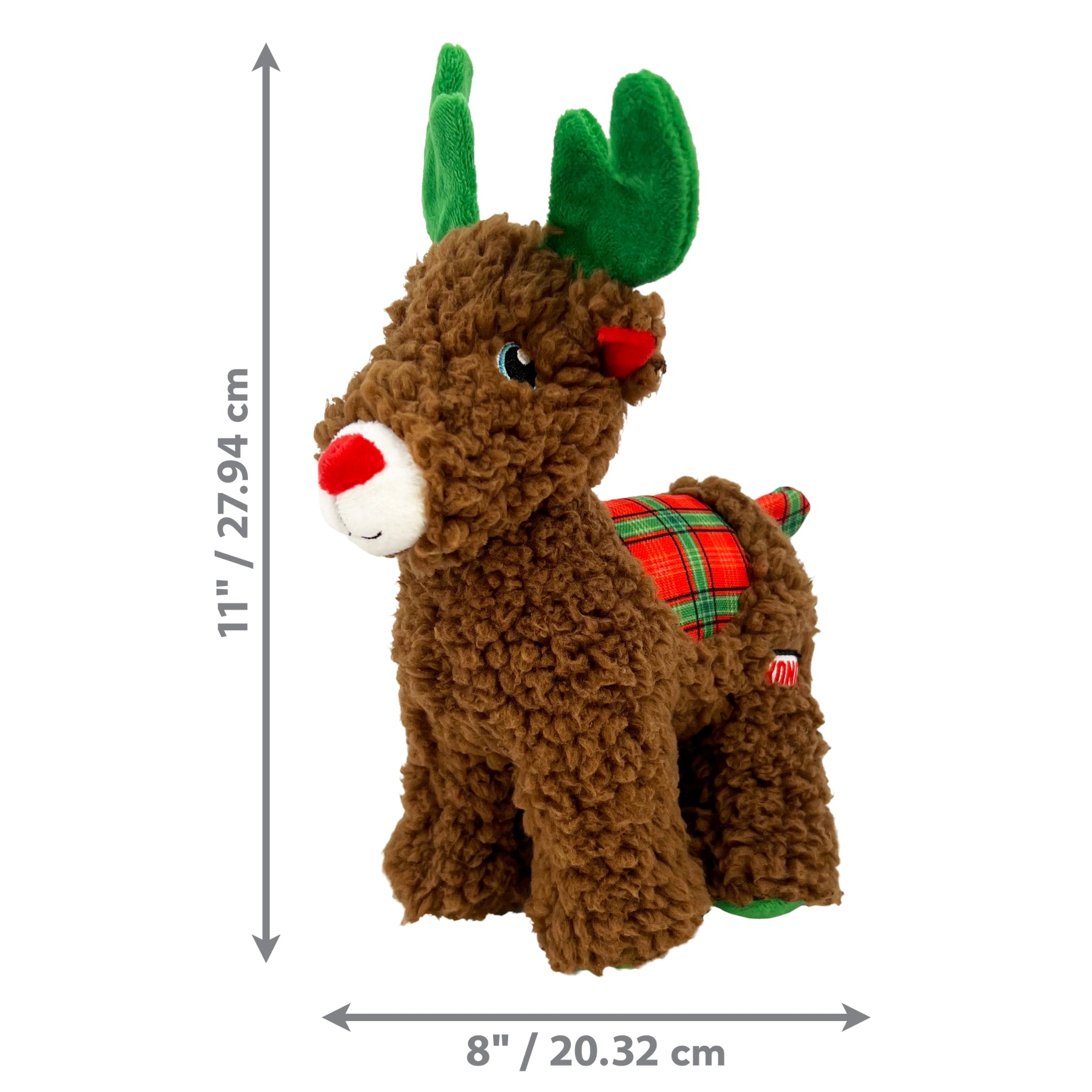 KONG Holiday Sherps Reindeer Toys - Fun & Festive Dog Toys