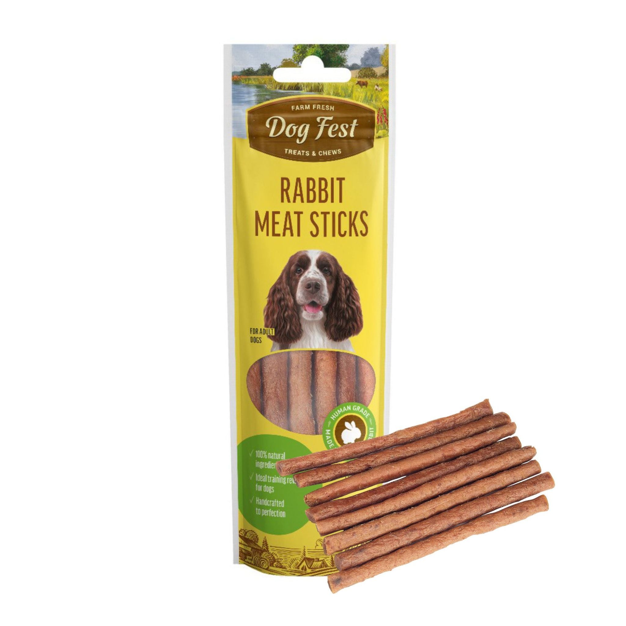 Dogfest Meat Sticks Rabbit Treats