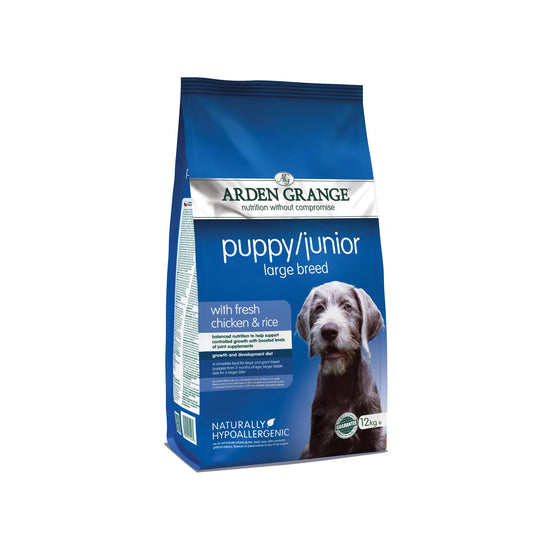 Arden Grange Dry Dog Food Puppy Junior Large Breed chicken & Rice For Dogs