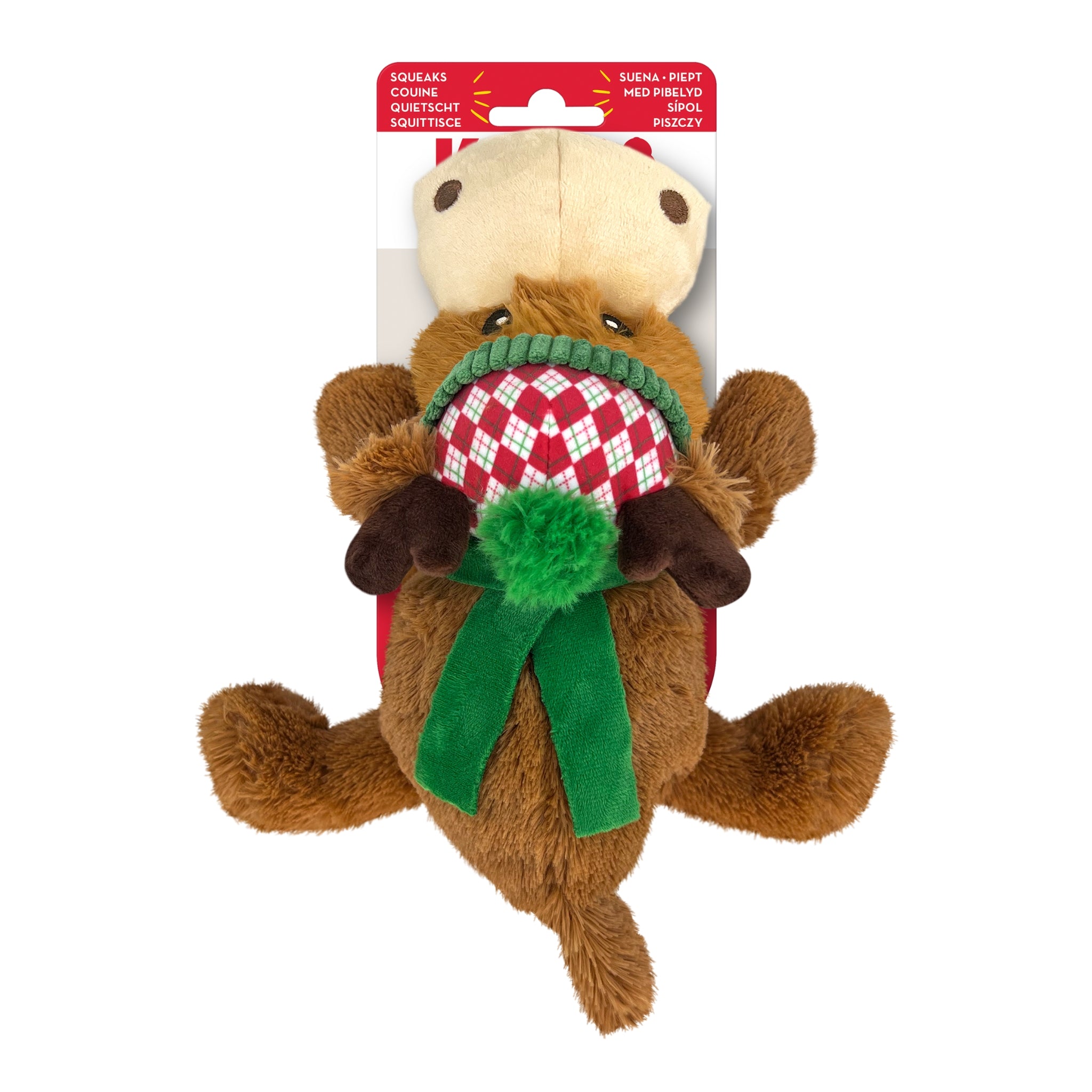 KONG Holiday Cozie Reindeer – Festive & Fun Kong Dog Toy