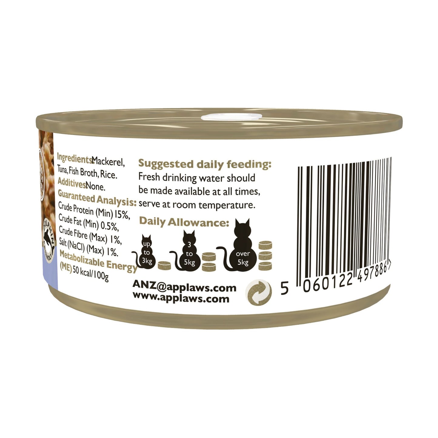 Applaws Cat Wet Food 70g Ocean Fish in Broth For Cat