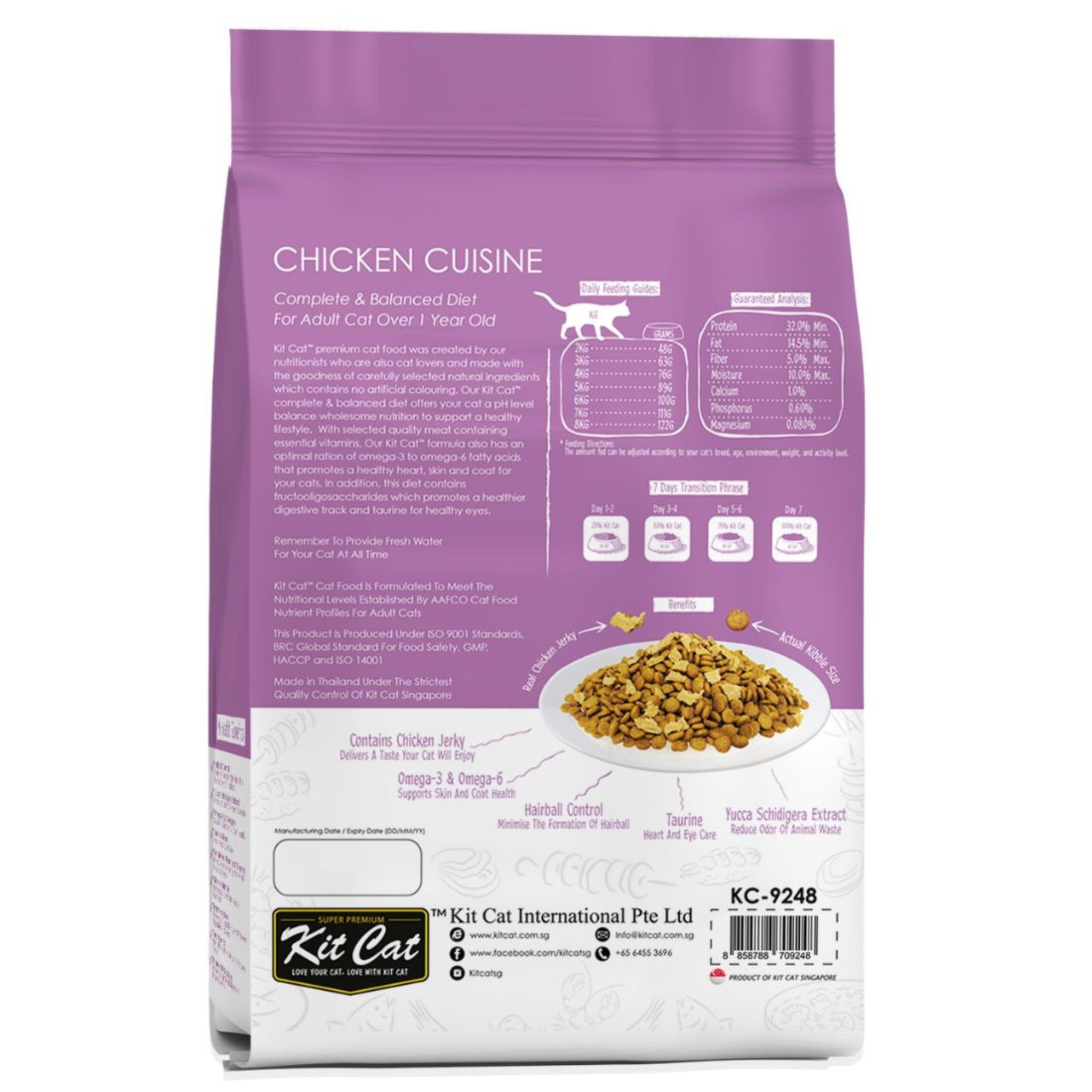 Kit Cat Premium Cat Food Chicken Cuisine For Cats