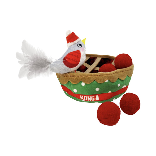 KONG Holiday Puzzlements Pie Cat Toys – Fun & Engaging