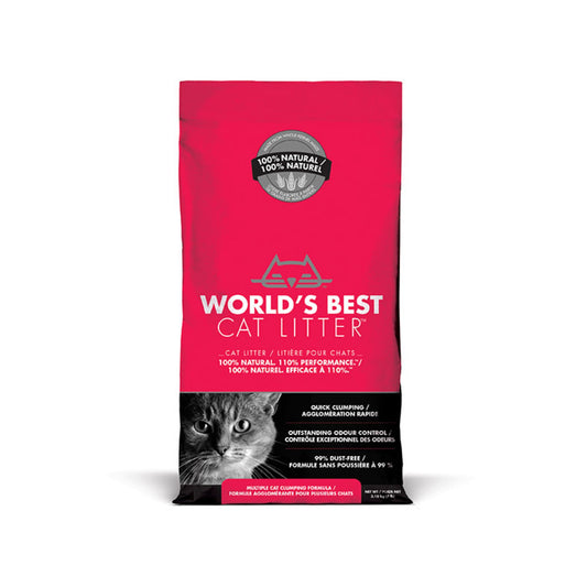 World's Best Cat Litter Multicat Clumping formula Flushable, Quick Clumping and Easy Scooping For Cats