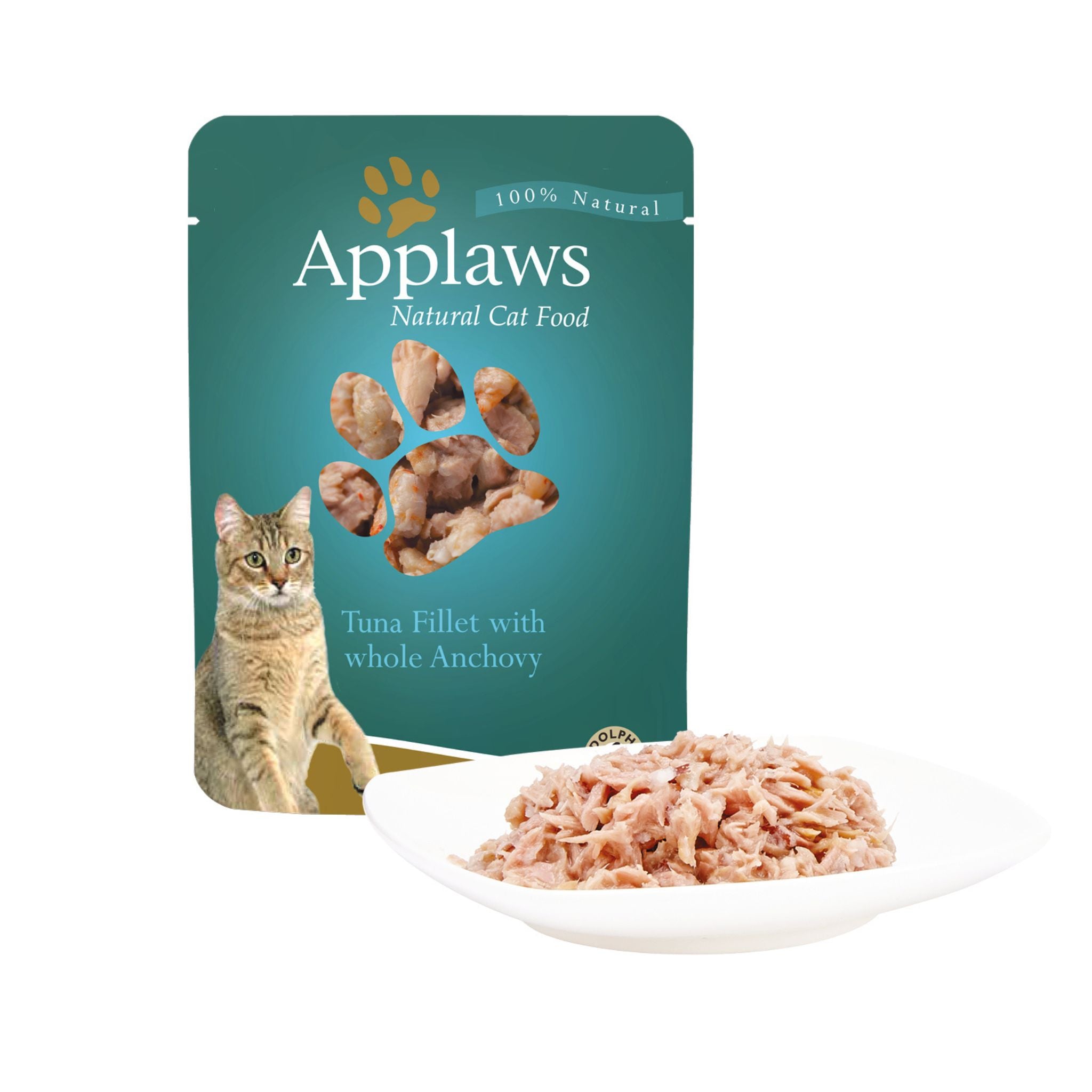 Applaws Cat Wet Food 70g Tuna Fillet with Whole Anchovy in Broth For Cat