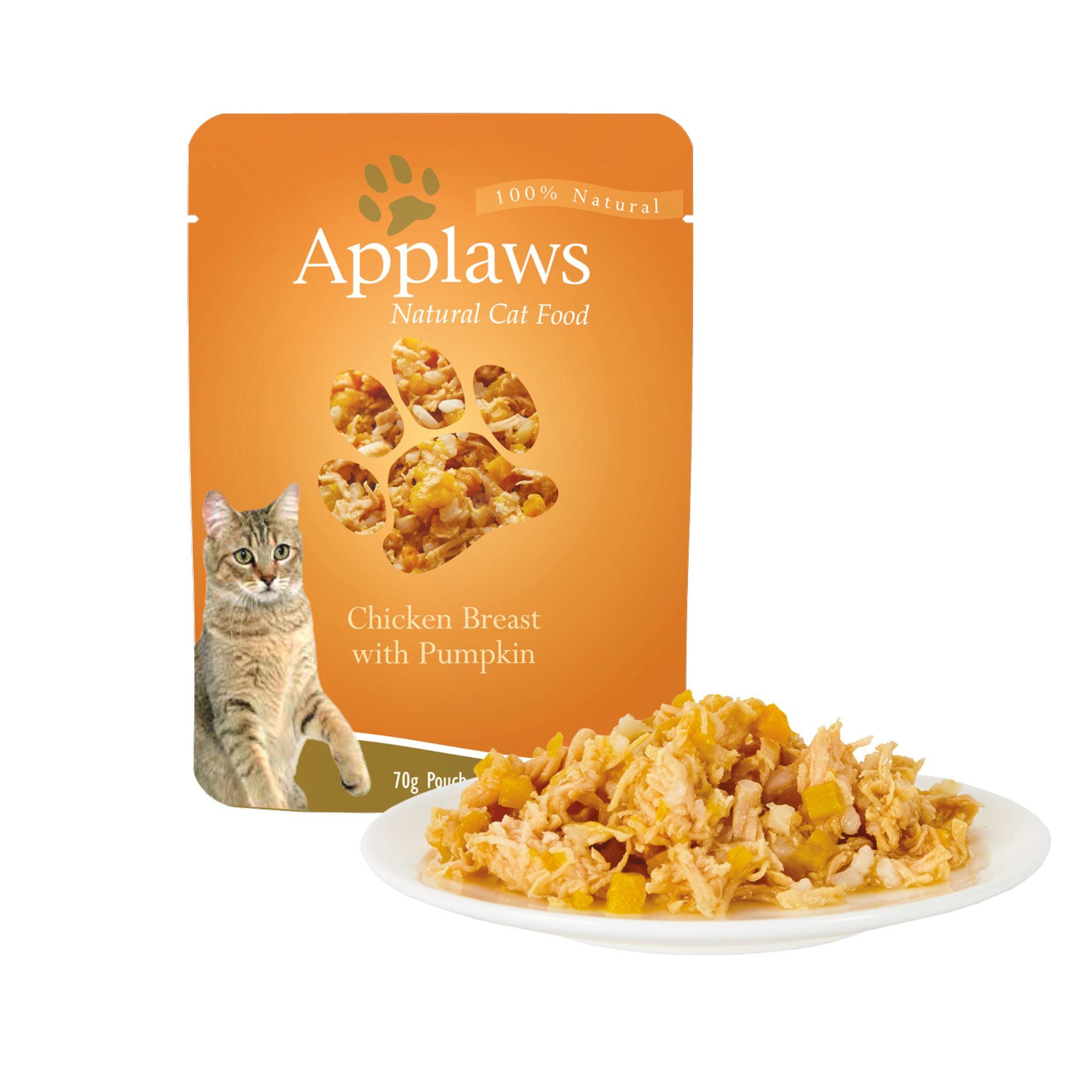 Applaws Cat Wet Food 70g Chicken Breast with Pumpkin in Broth For Cat