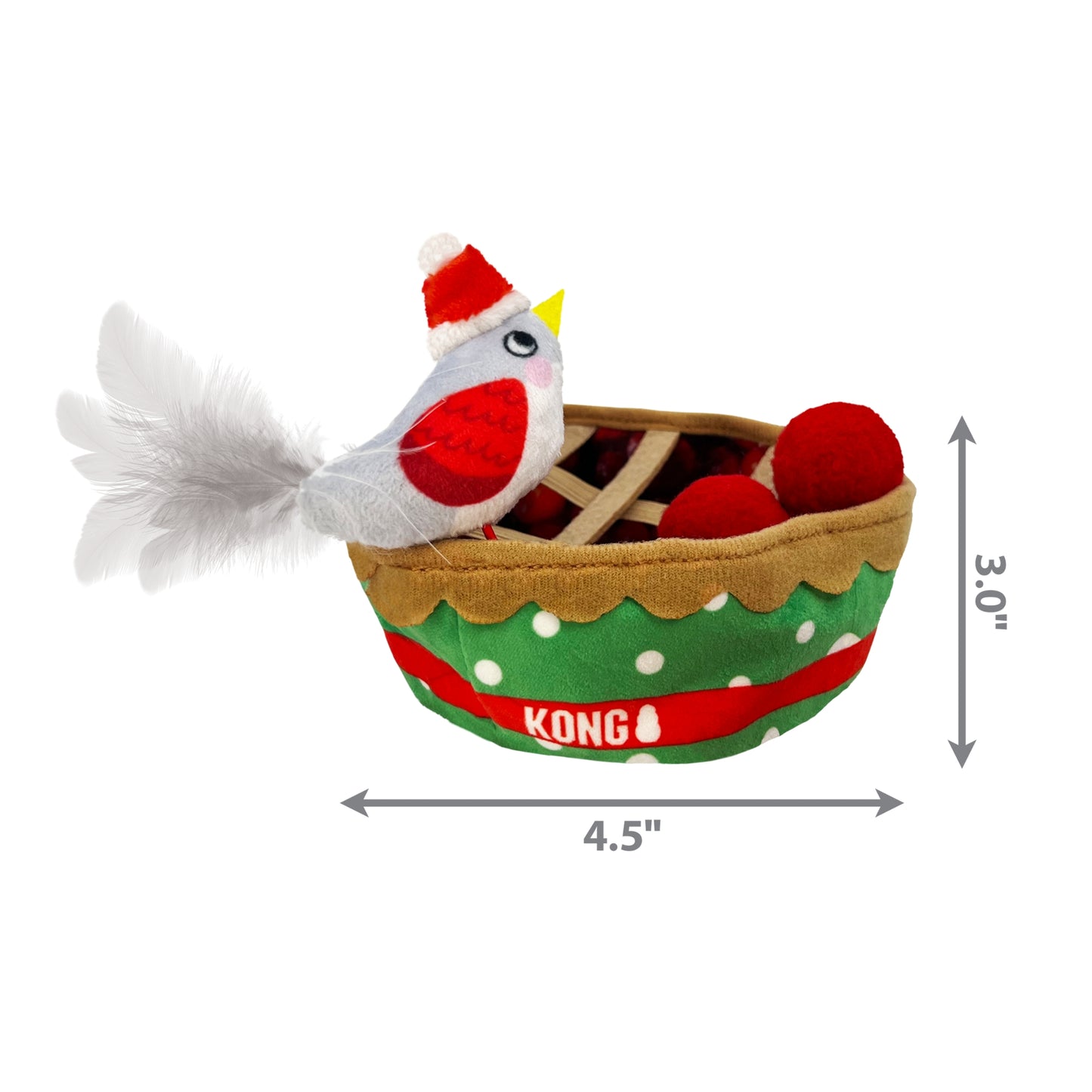 KONG Holiday Puzzlements Pie Cat Toys – Fun & Engaging