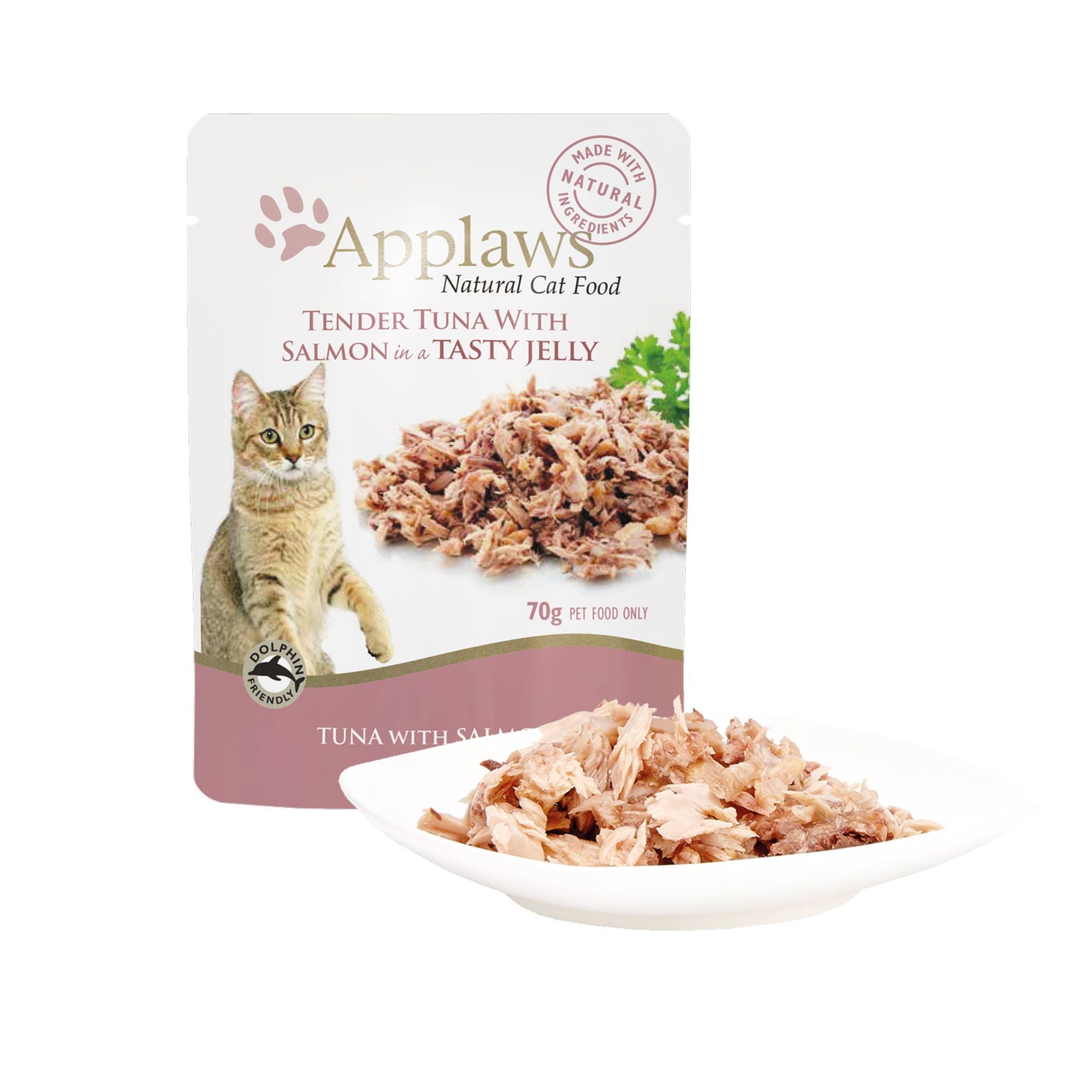 Applaws Cat Wet Food 70g Tender Tuna with Salmon in a Tasty Jelly For Cat