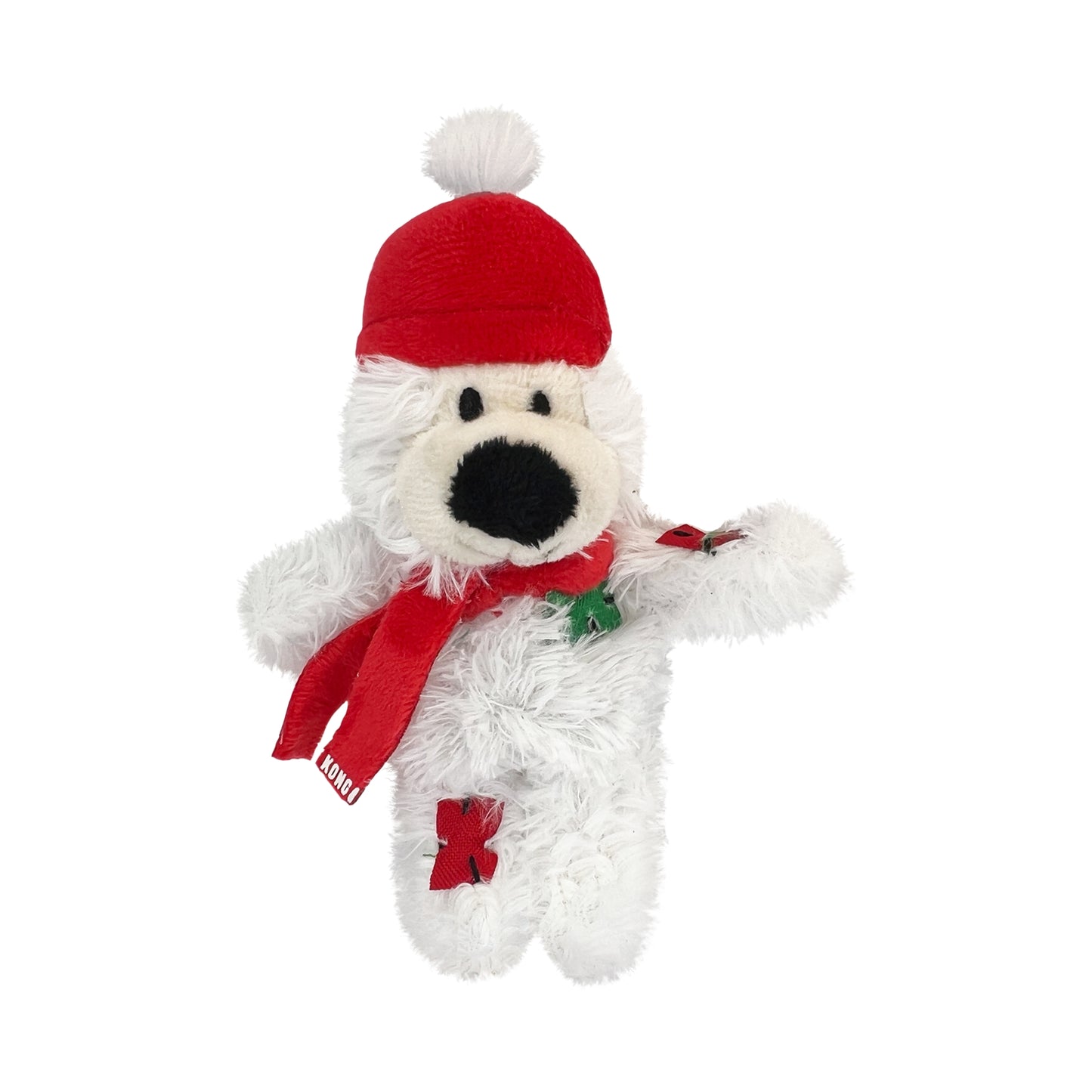 KONG Holiday Softies Bear Cat Toys- Festive & Engaging Toy