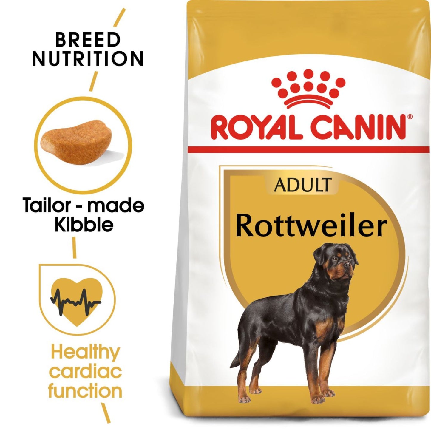 Royal Canin Dry Rottweiler Adult Complete feed for dogs