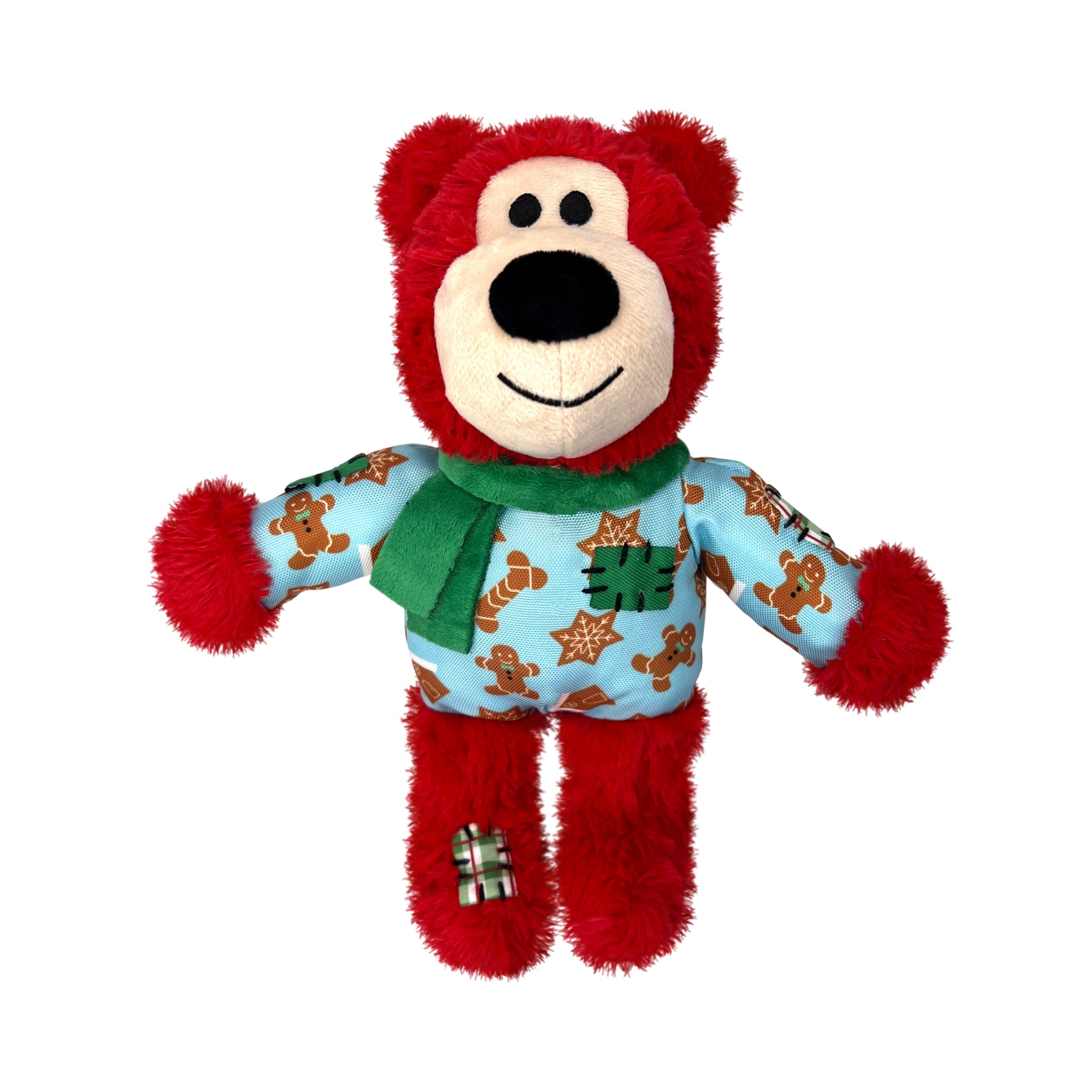 KONG Holiday Wild Knots Bear Dog Toys – Durable & Festive Fun