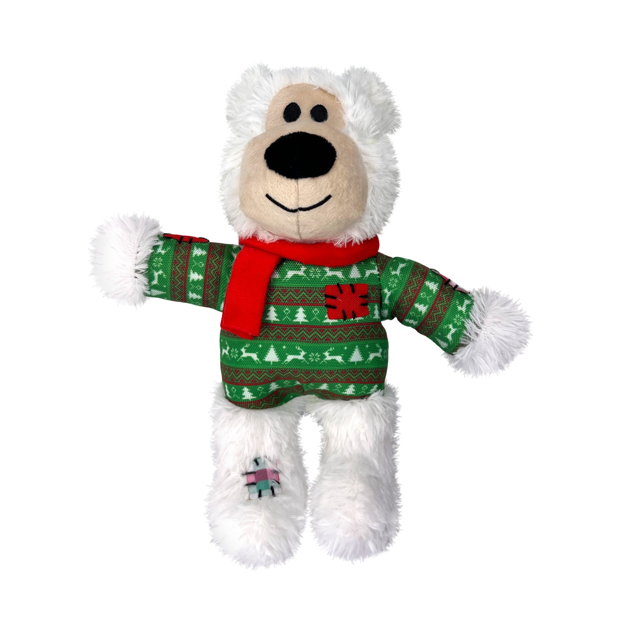 KONG Holiday Wild Knots Bear Dog Toys – Durable & Festive Fun