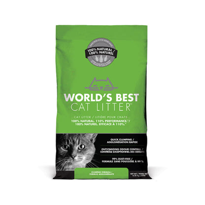 World's Best Cat Litter Original Clumping formula Flushable, Quick Clumping and Easy Scooping For Cats