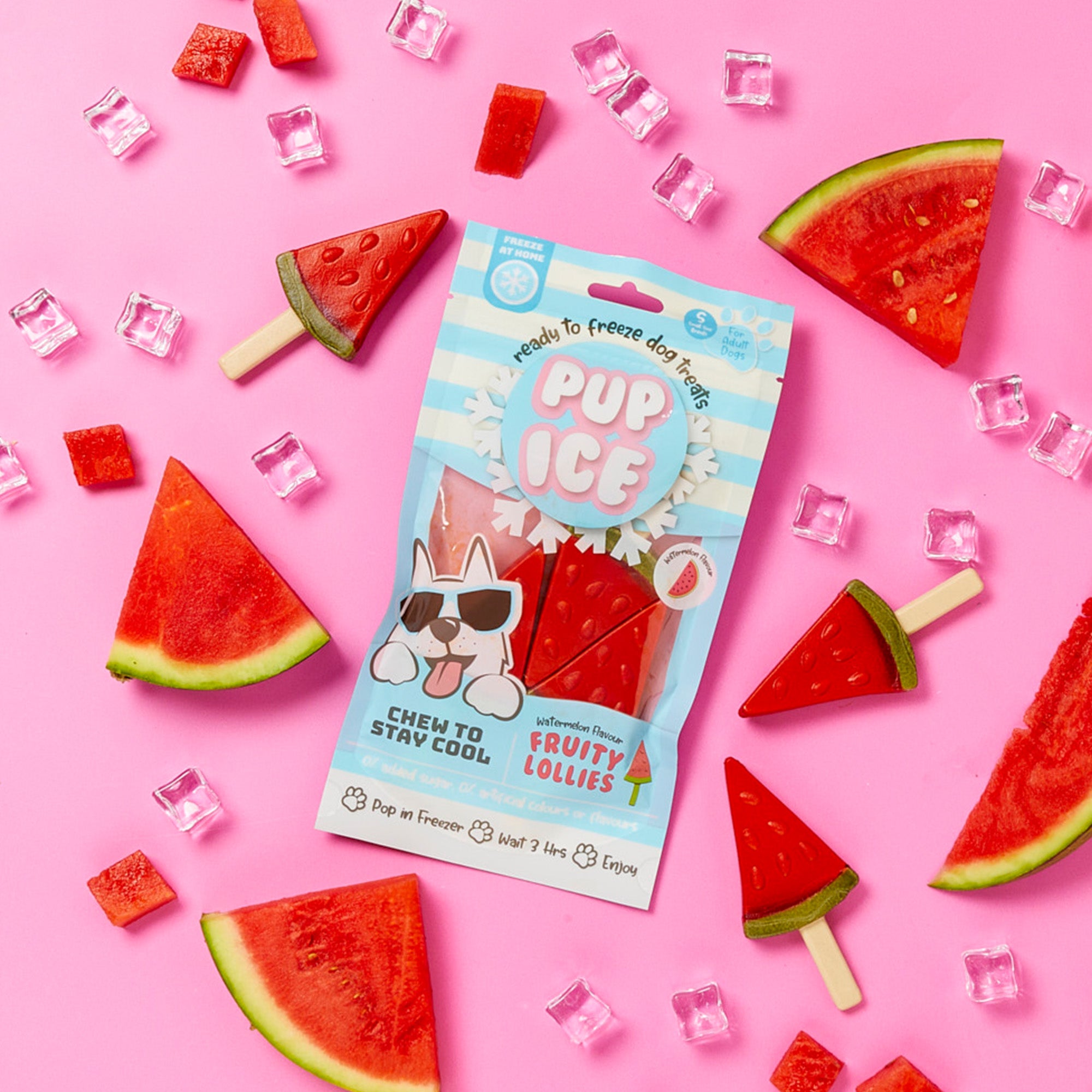 Imaginelles Pup Ice Fruity Lollies Watermelon 90g - Rufftail