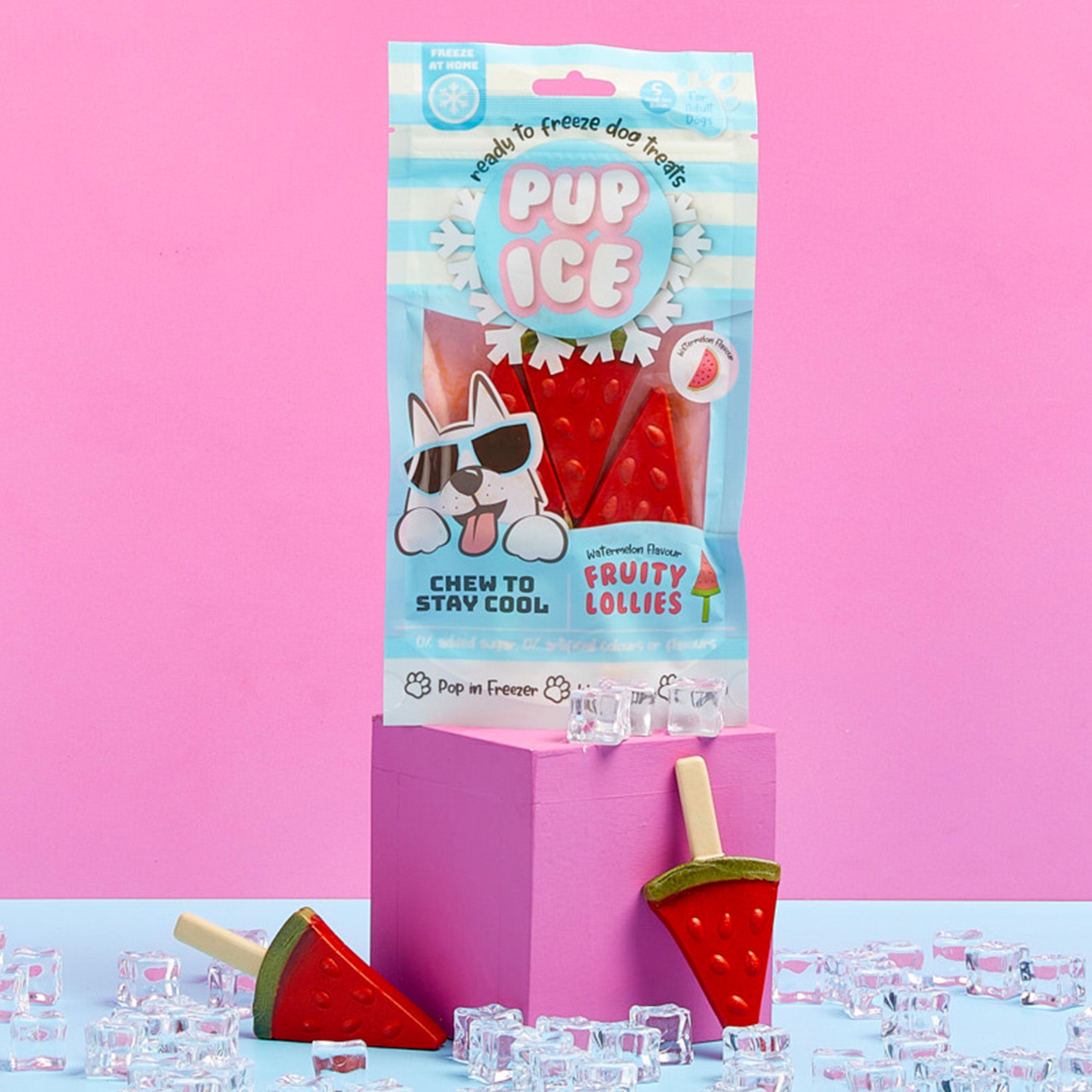 Imaginelles Pup Ice Fruity Lollies Watermelon 90g - Rufftail