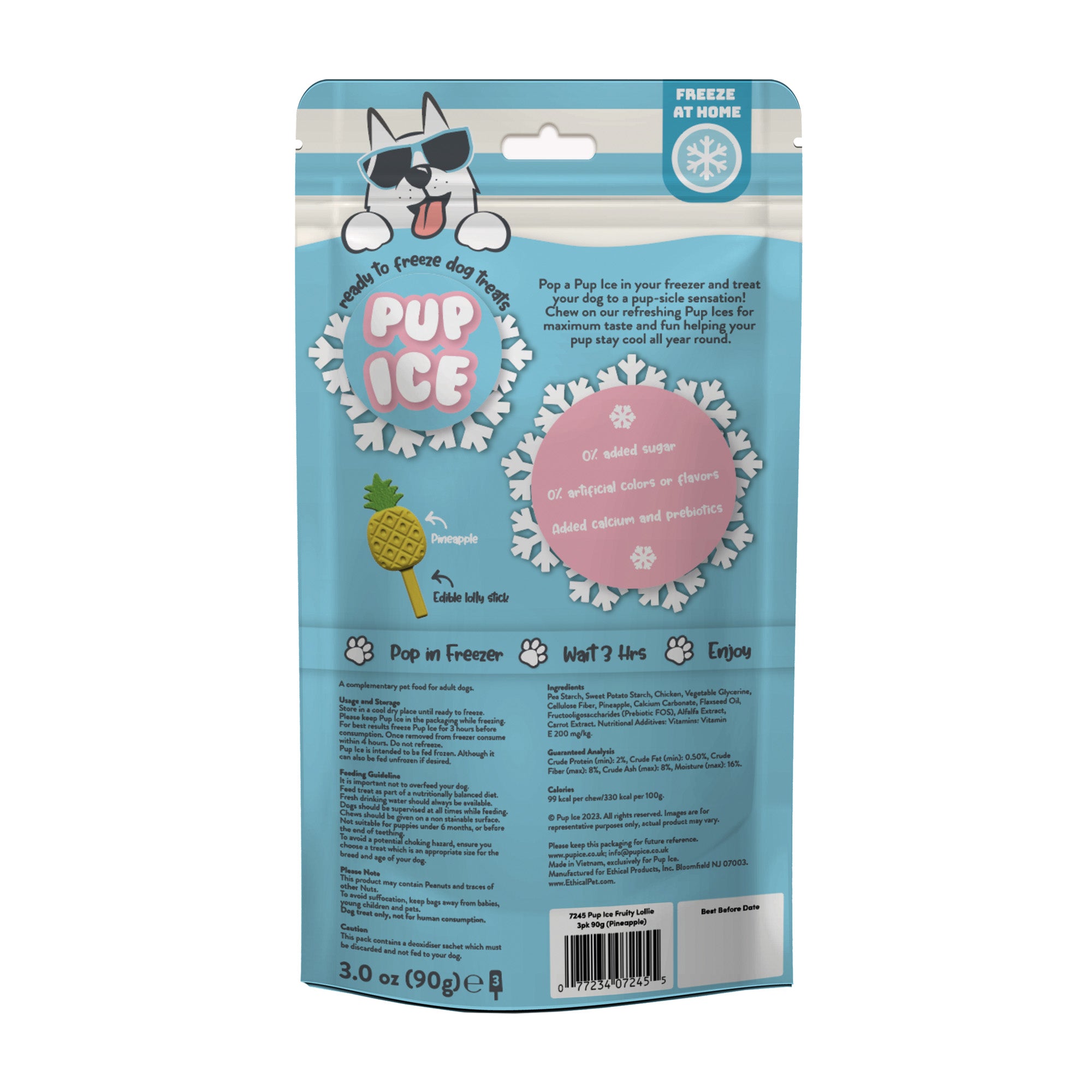 Imaginelles Pup Ice Fruity Lollies Pineapple - Rufftail