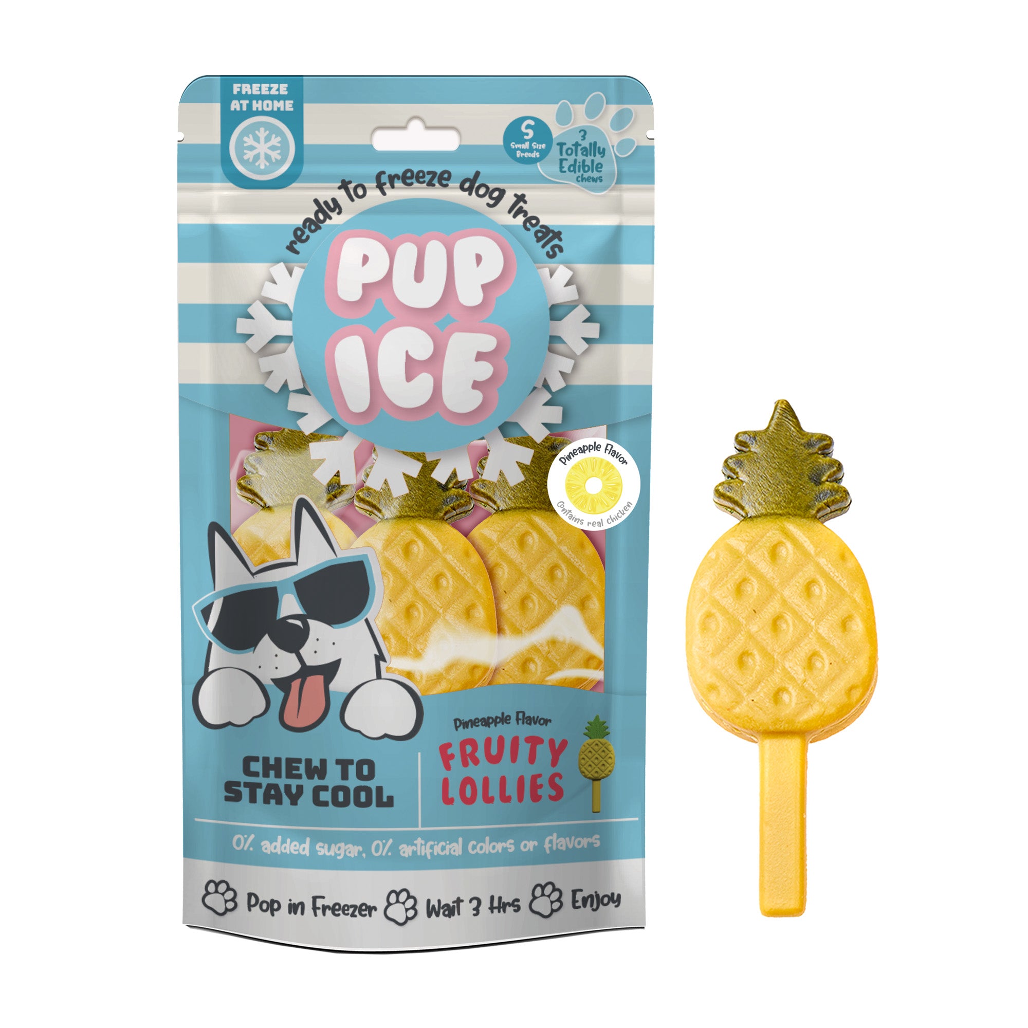 Imaginelles Pup Ice Fruity Lollies Pineapple - Rufftail