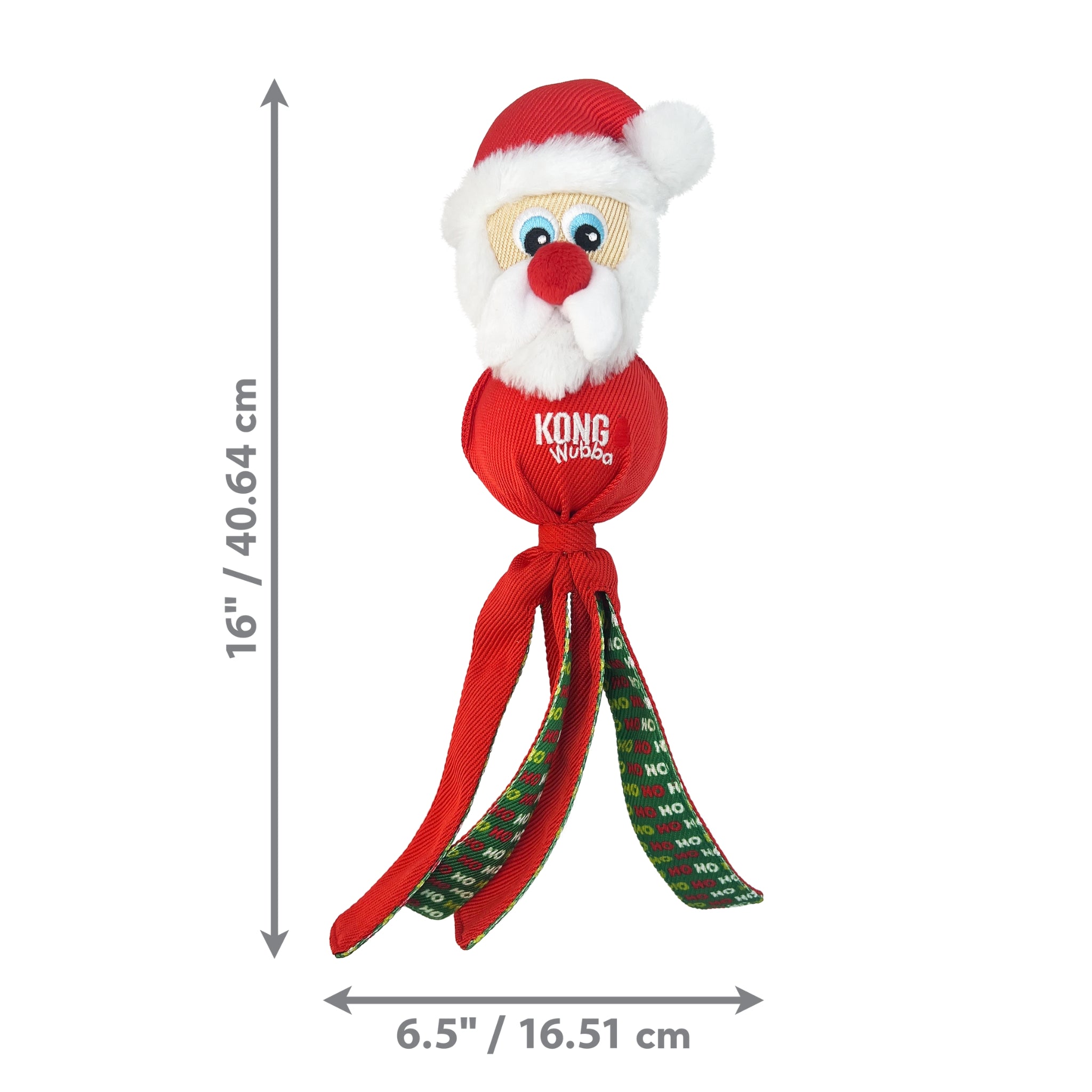 KONG Christmas Wubba Dog Toy – Festive Fun with Long Tails