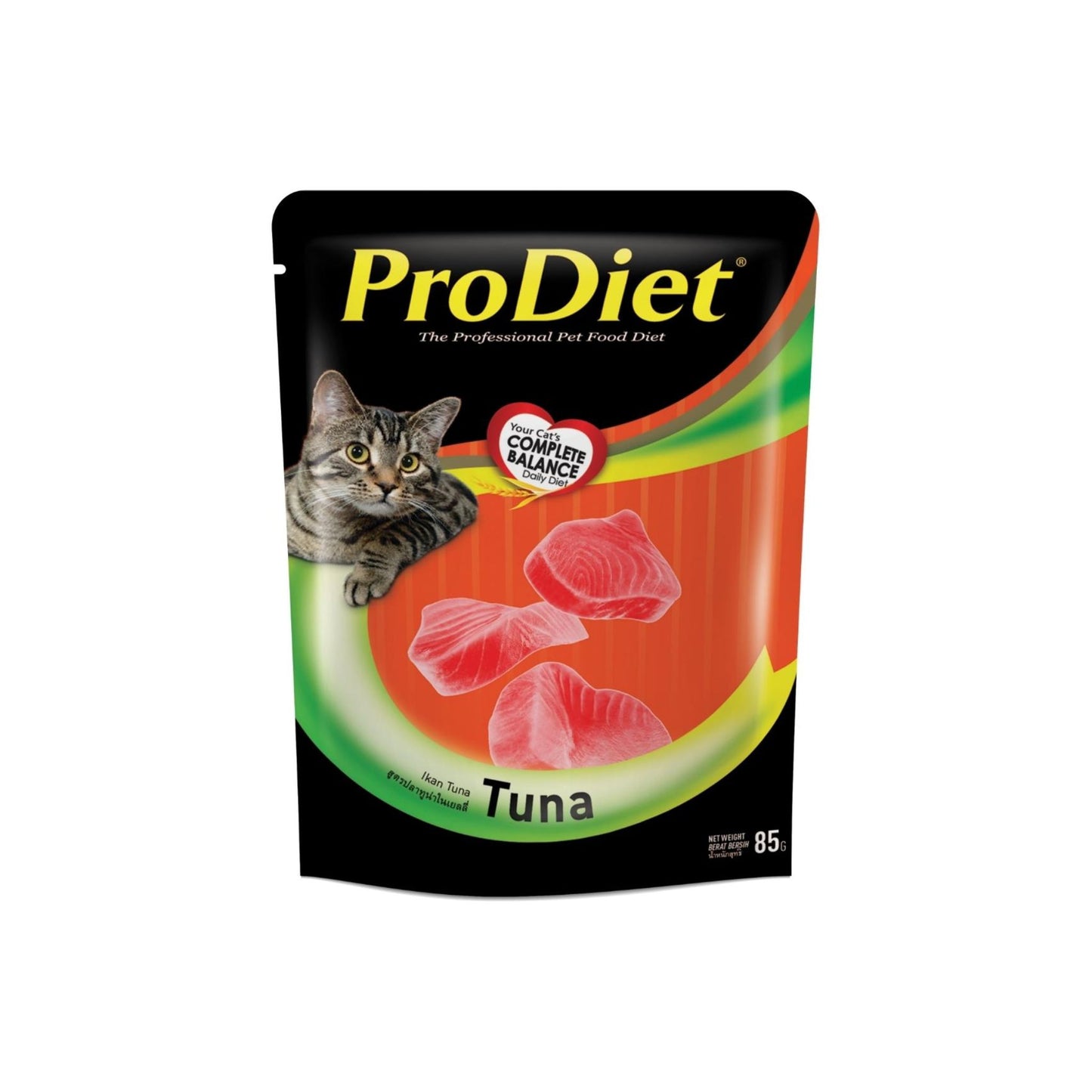 ProDiet Wet cat Food Pouch Tuna 85 g For Cats