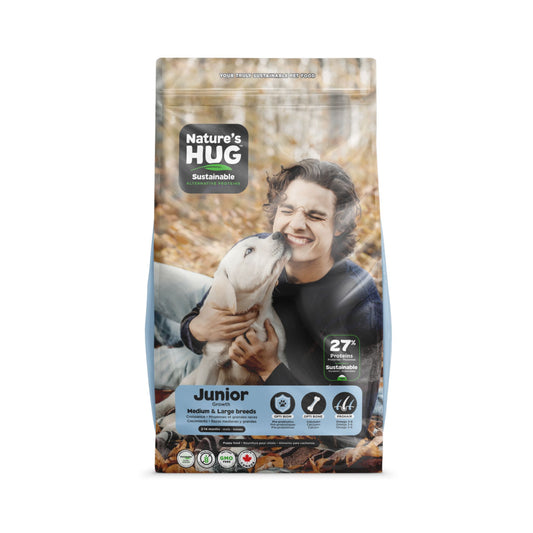 Nature'S Hug Dry Dog Food Junior Growth Medium & Large Breeds 9.07 Kg For Dogs