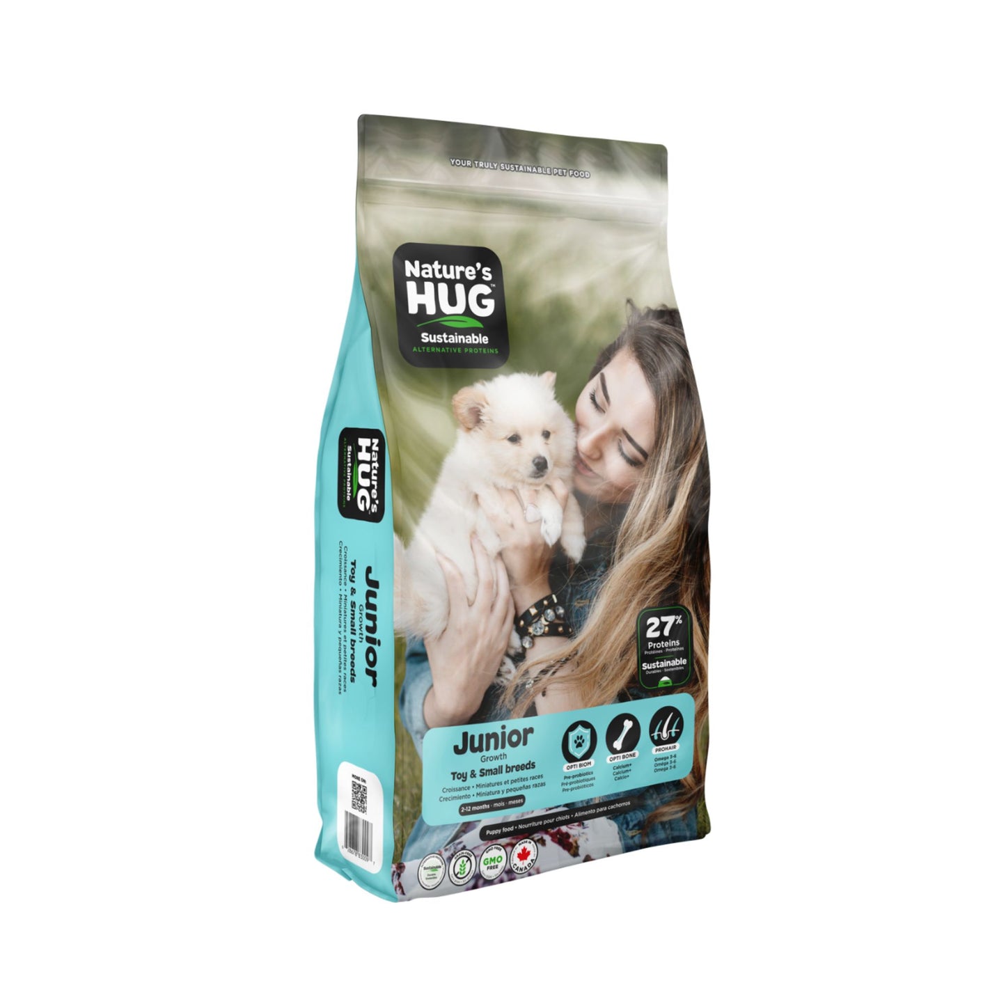 Nature'S Hug Dry Dog Food Junior Growth Toy & Small Breed 2.27 Kg For Dogs