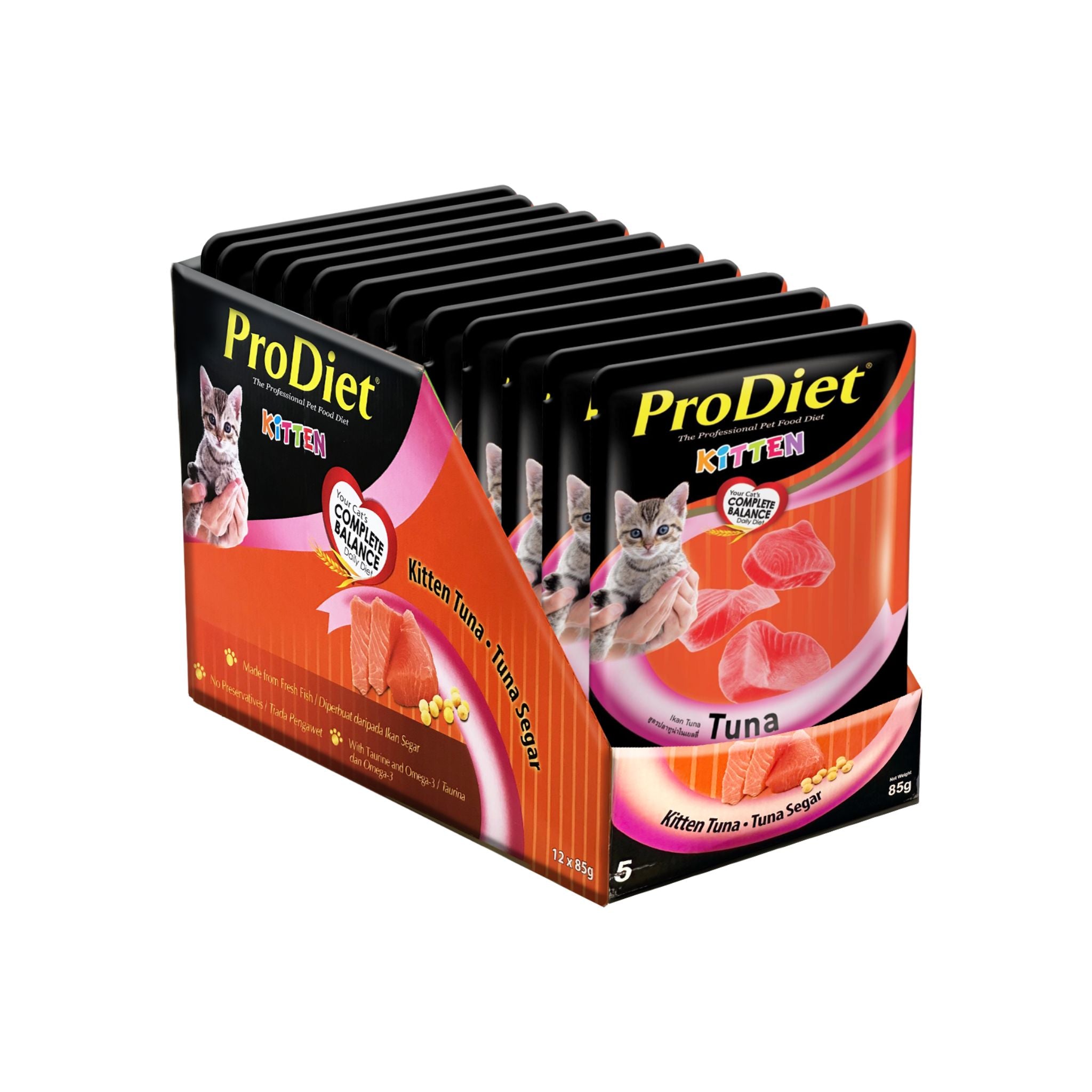 ProDiet Wet cat Food Pouch Kitten Tuna 85 g For Cats