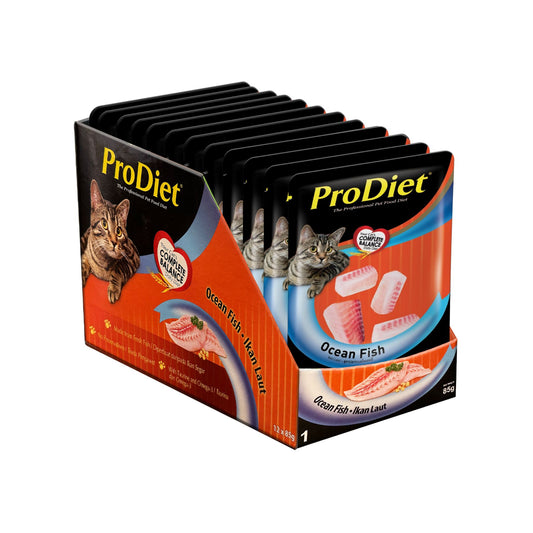 ProDiet Wet cat Food Pouch Ocean Fish 85 g For Cats