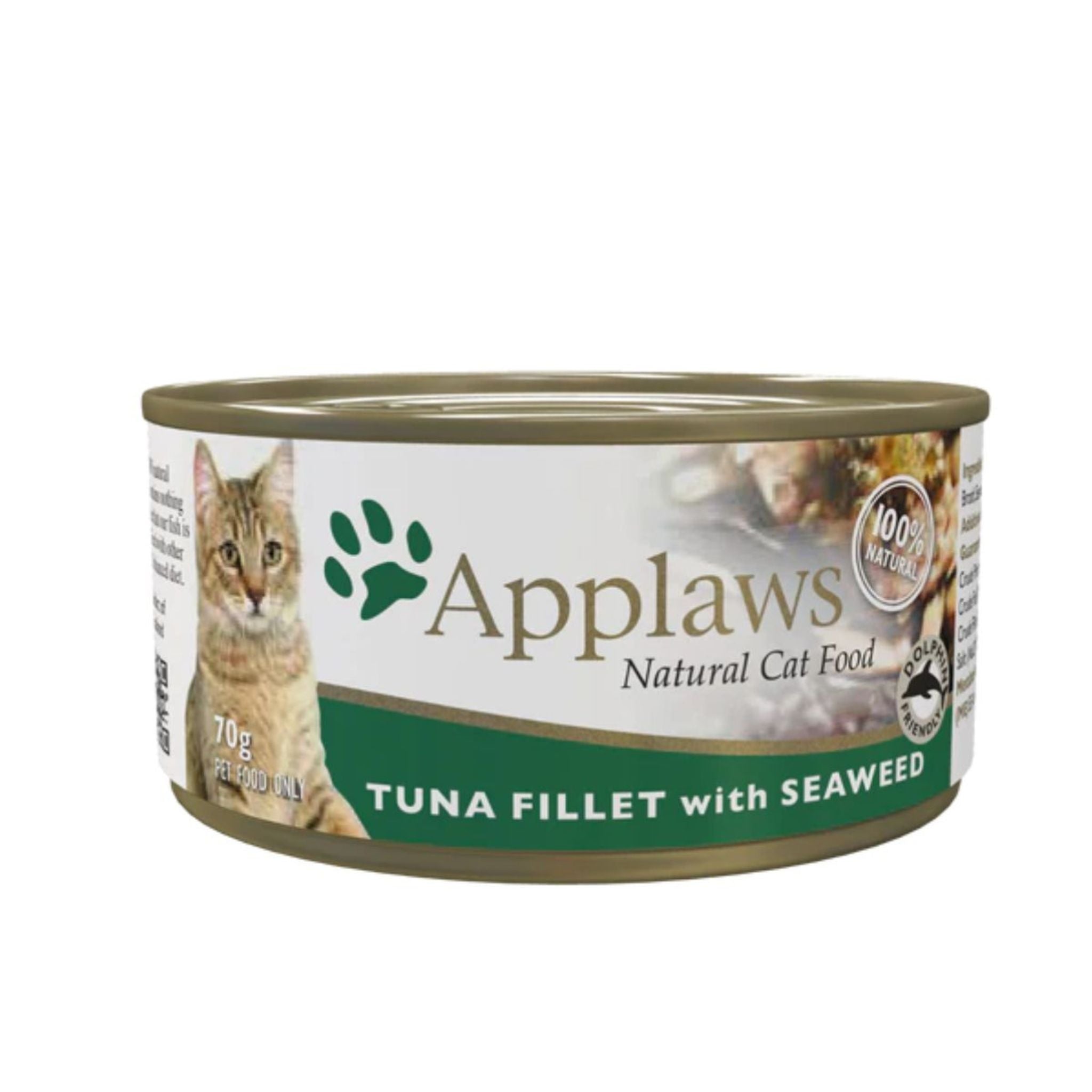 Applaws Cat Wet Tin Tuna Fillet With Seaweed 70 Gm For Cat