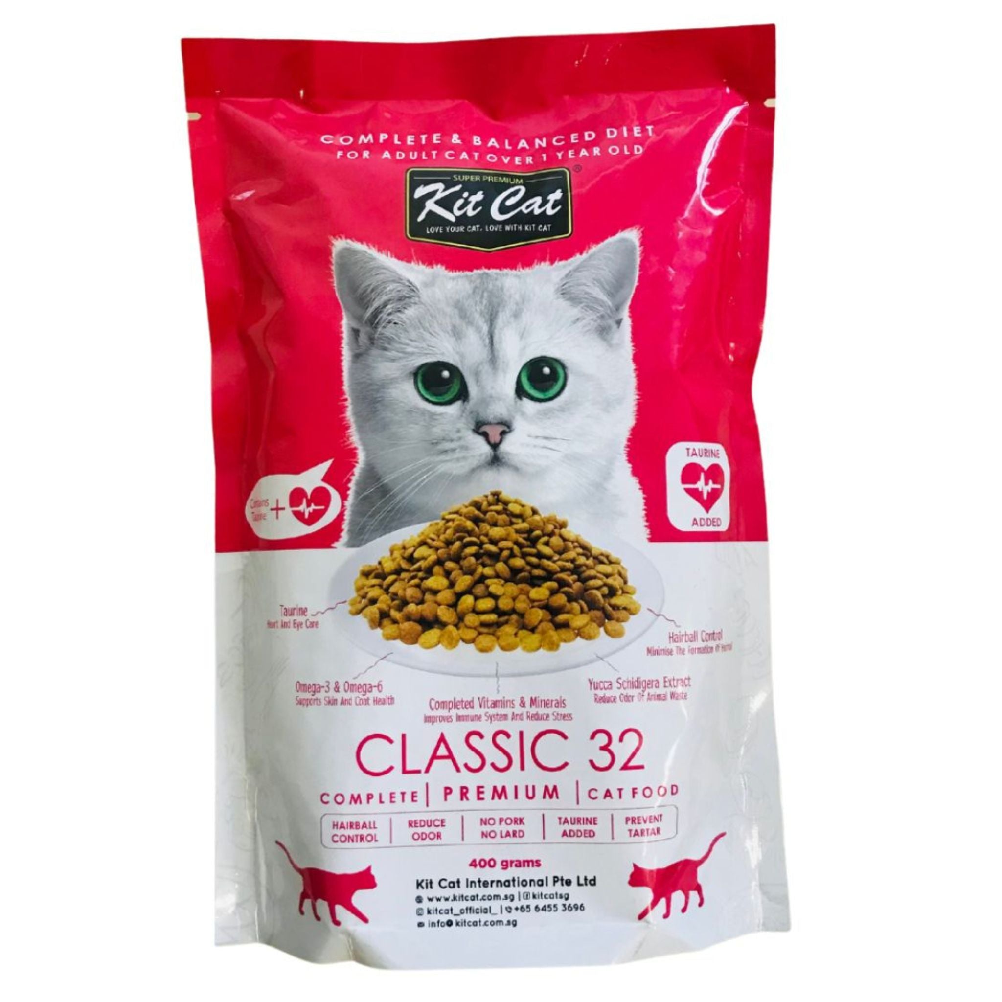 Kit Cat Premium Cat Food Classic 32  For Cats