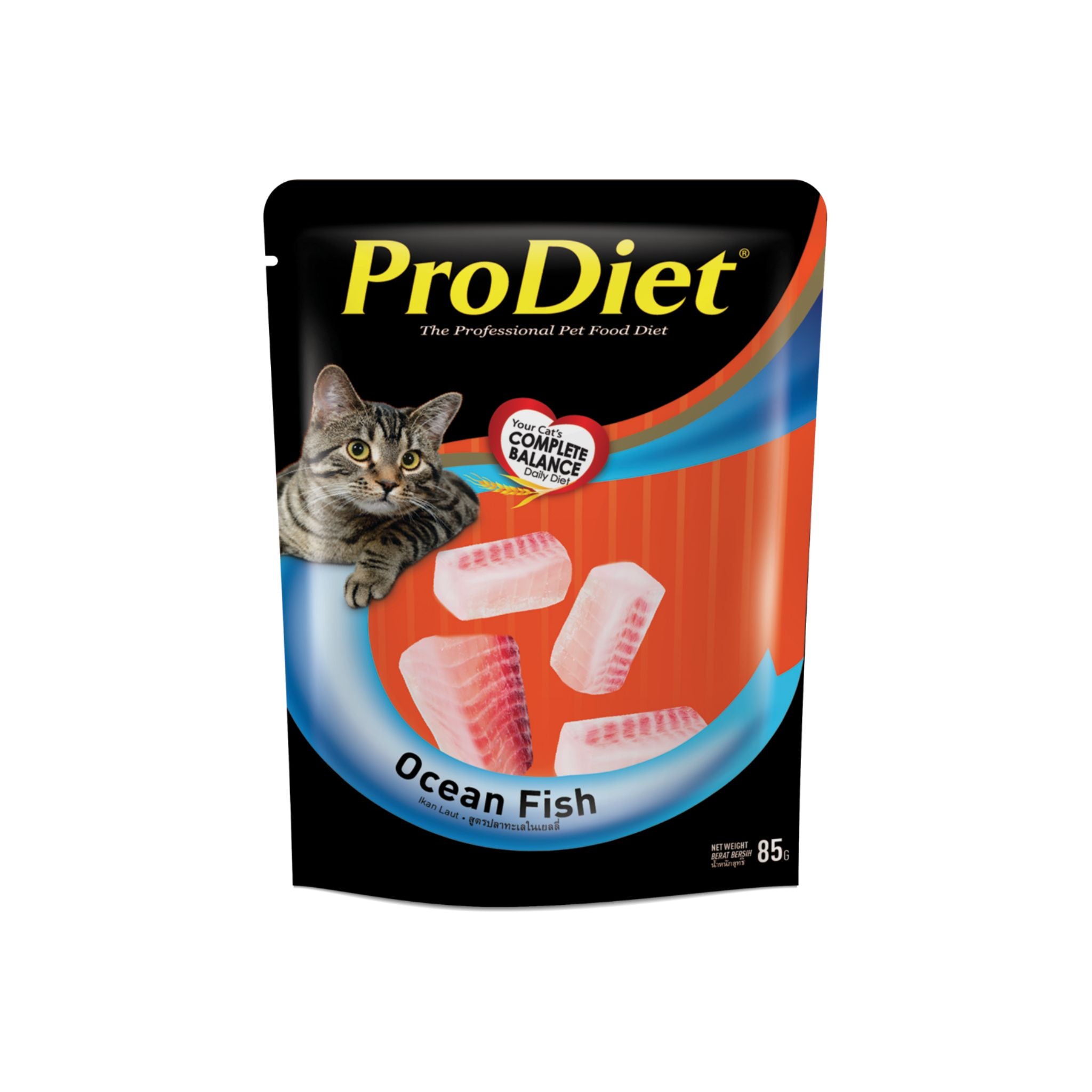 ProDiet Wet cat Food Pouch Ocean Fish 85 g For Cats