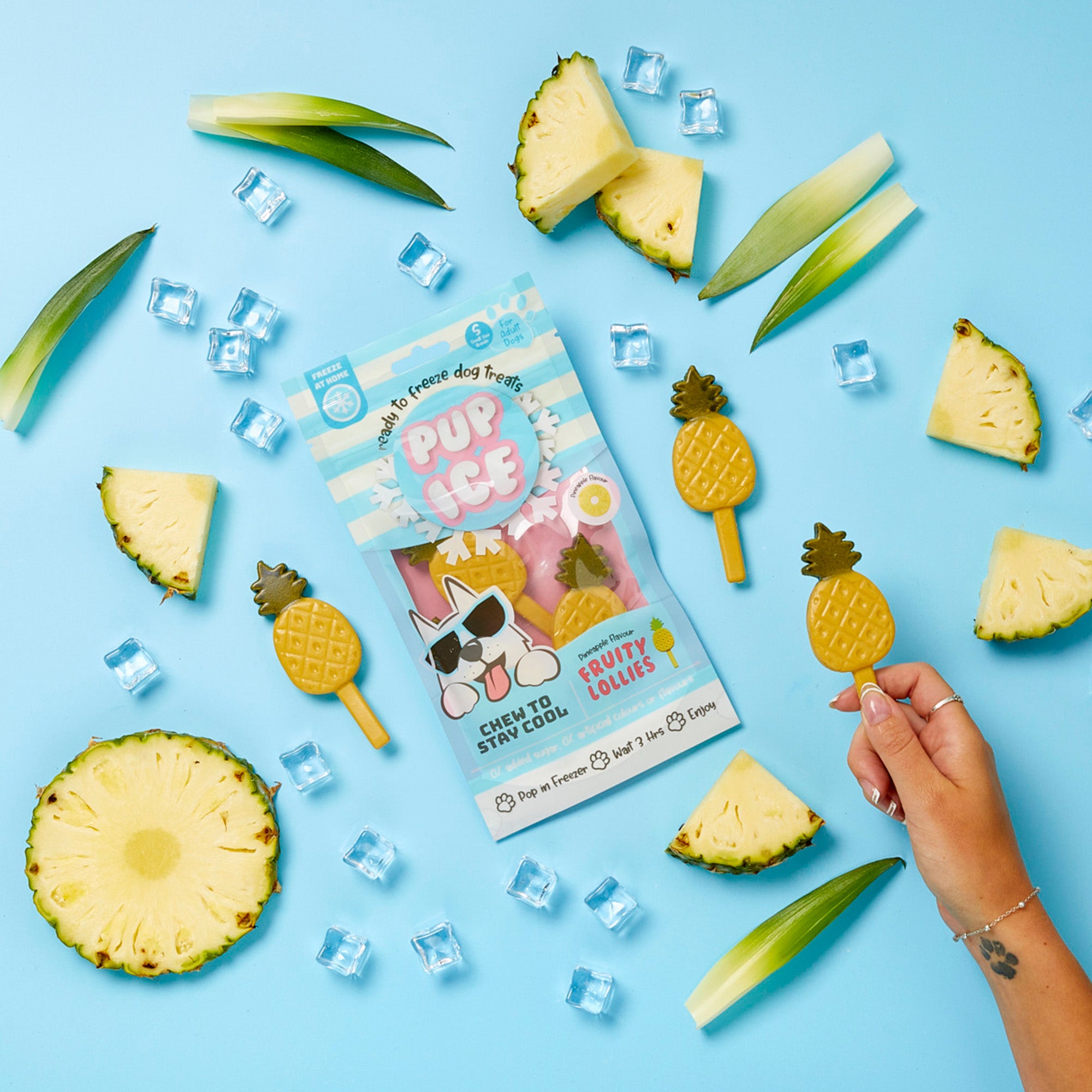 Imaginelles Pup Ice Fruity Lollies Pineapple - Rufftail